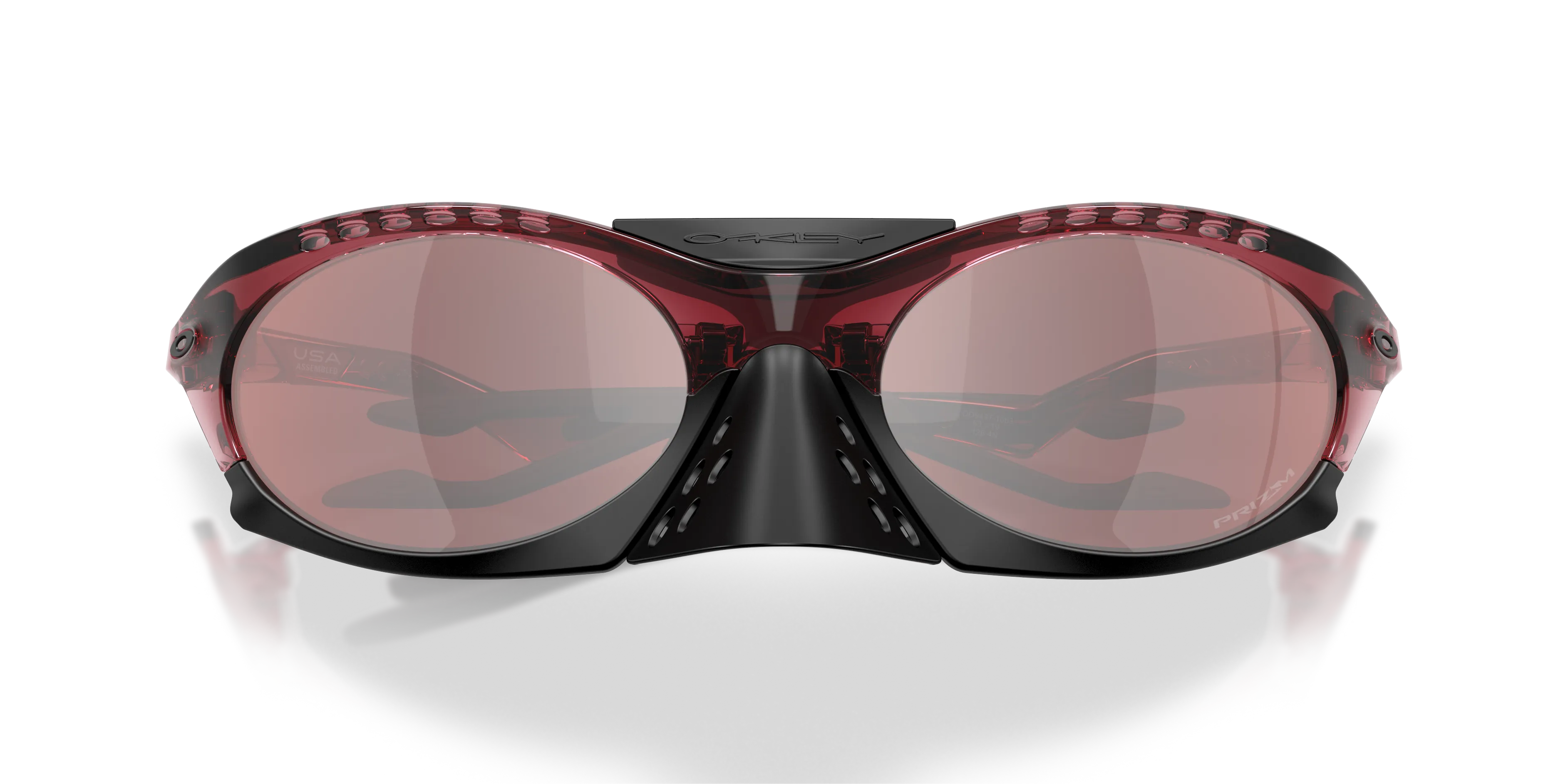 Oakley OO9437 PLANTARIS 943716 Occhiali da sole O_Matter Rosso Grigio Rotonda Normale - immagine 2