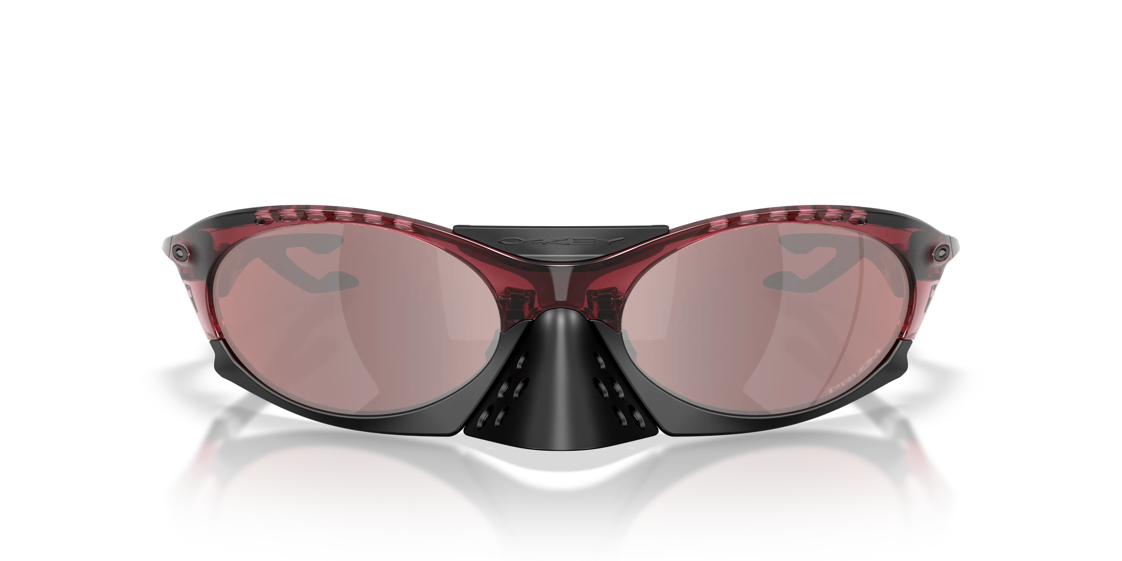 Oakley OO9437 PLANTARIS 943716 Occhiali da sole O_Matter Rosso Grigio Rotonda Normale - immagine 3