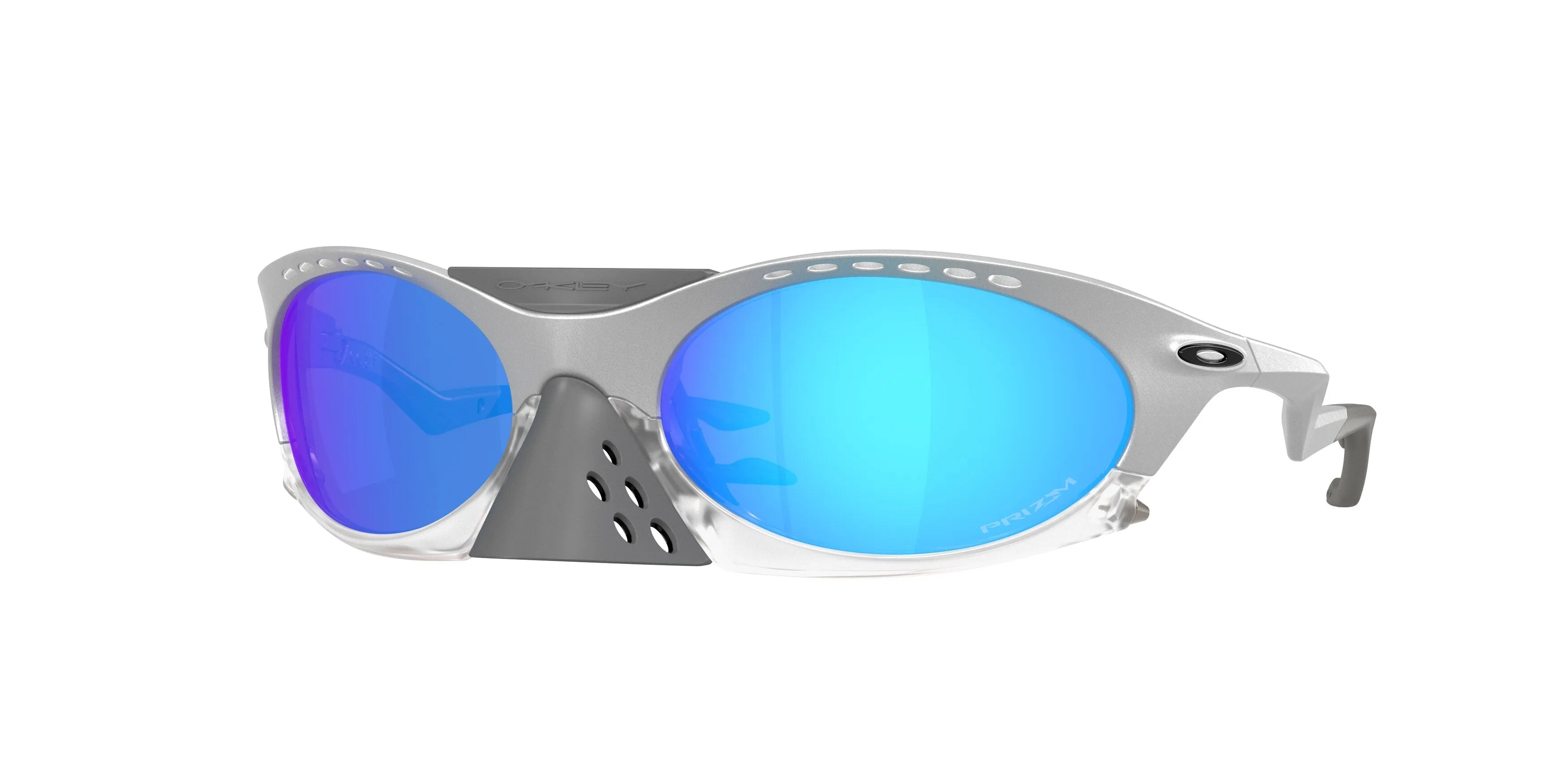 Oakley OO9437 PLANTARIS 943713 Occhiali da sole O_Matter Grigio Blu Rotonda Normale - immagine 1