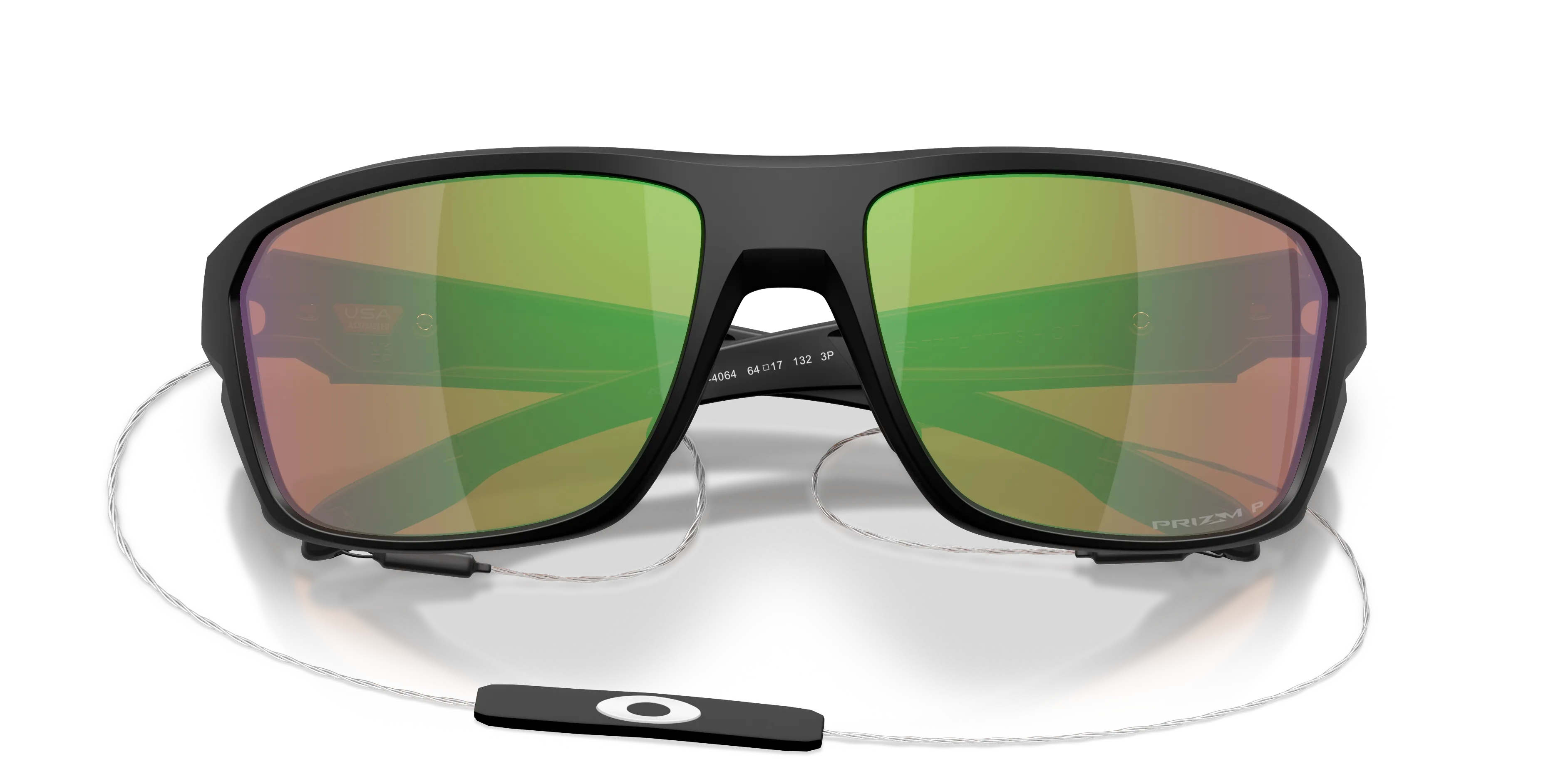 Oakley OO9416 SPLIT SHOT 941640 Occhiali da sole O_Matter Nero Blu Squadrata Polarizzata - immagine 2