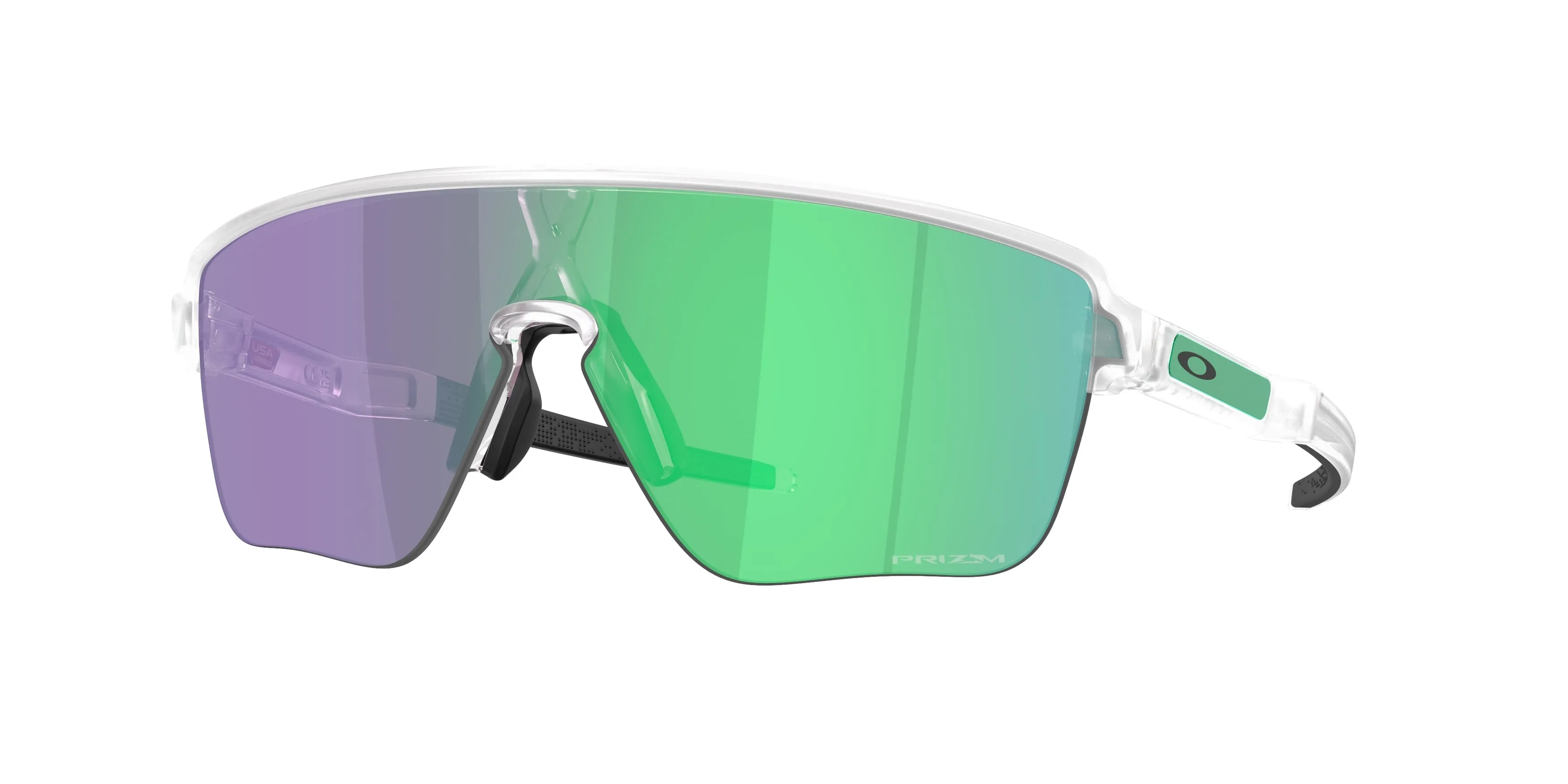 Oakley OO9415 CORRIDOR SQ 941512 Occhiali da sole O_Matter Trasparente Verde Squadrata Normale - immagine 1