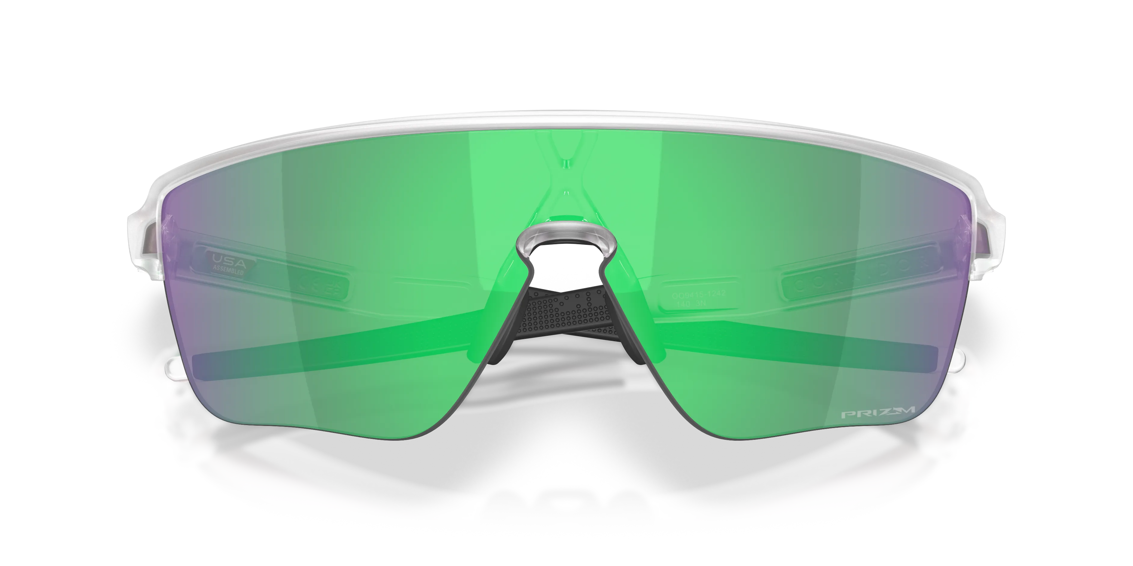 Oakley OO9415 CORRIDOR SQ 941512 Occhiali da sole O_Matter Trasparente Verde Squadrata Normale - immagine 2