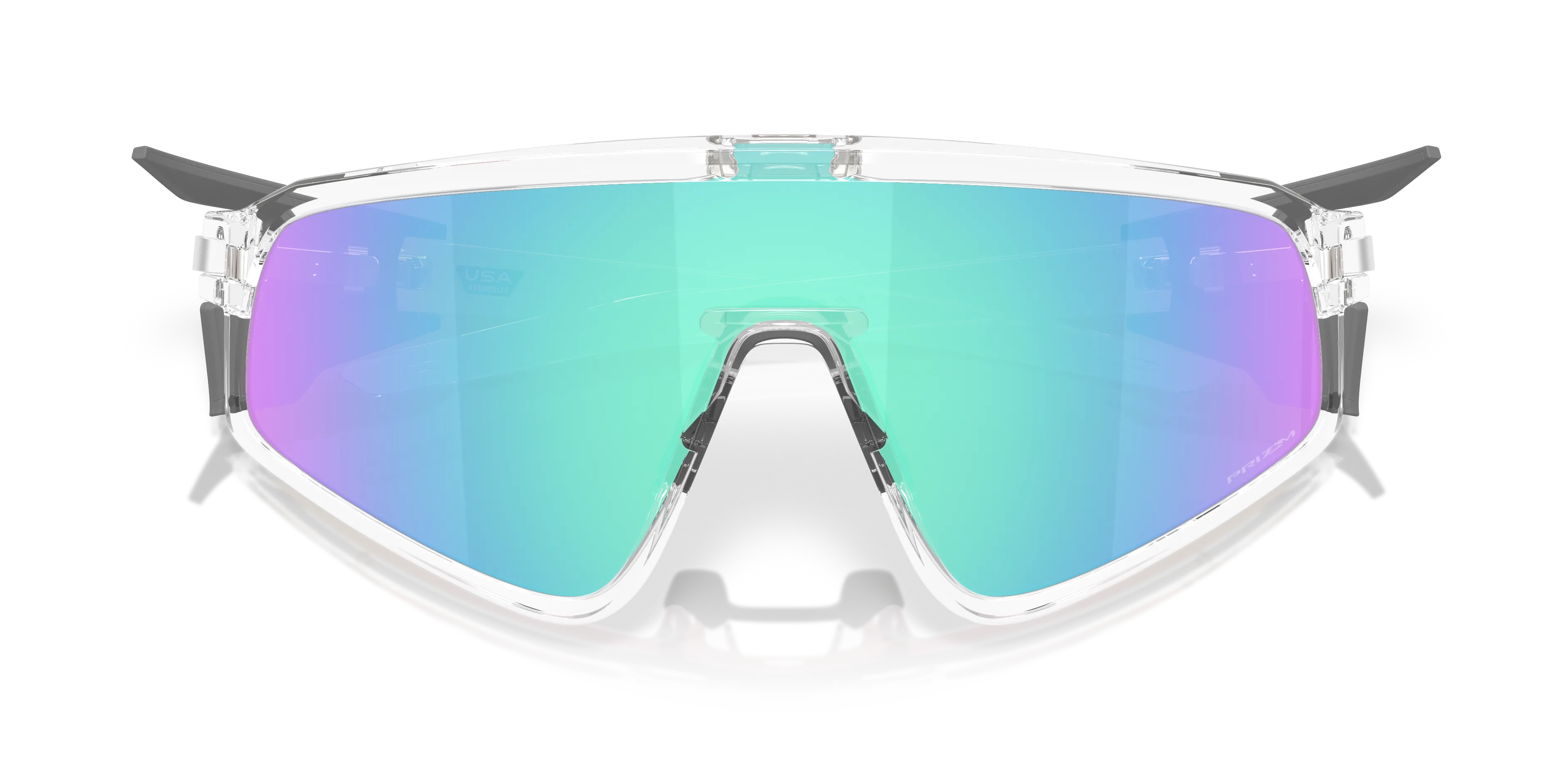 Oakley OO9404 LATCH PANEL 940418 Occhiali da sole O_Matter Trasparente Blu Maschera Normale - immagine 2