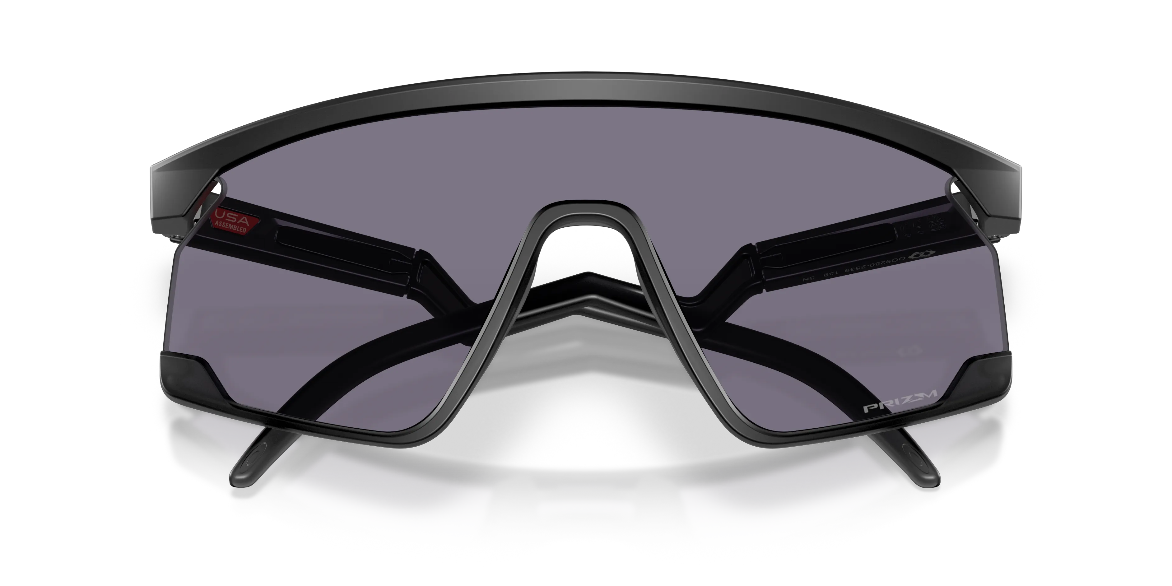 Oakley OO9280 BXTR 928025 Occhiali da sole O_Matter Nero Grigio Maschera Normale - immagine 2
