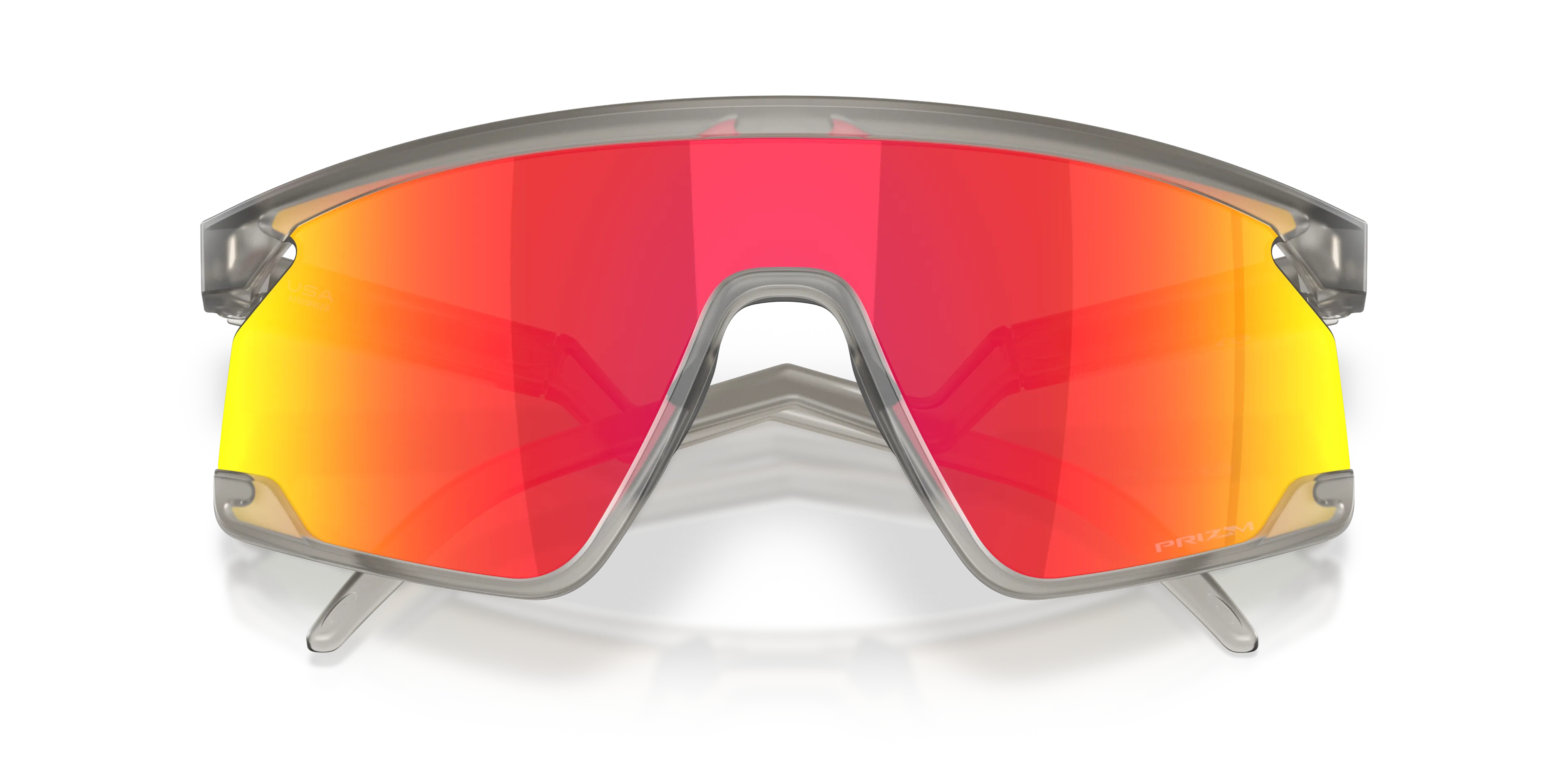 Oakley OO9280 BXTR 928024 Occhiali da sole O_Matter Grigio Rosso Maschera Normale - immagine 2