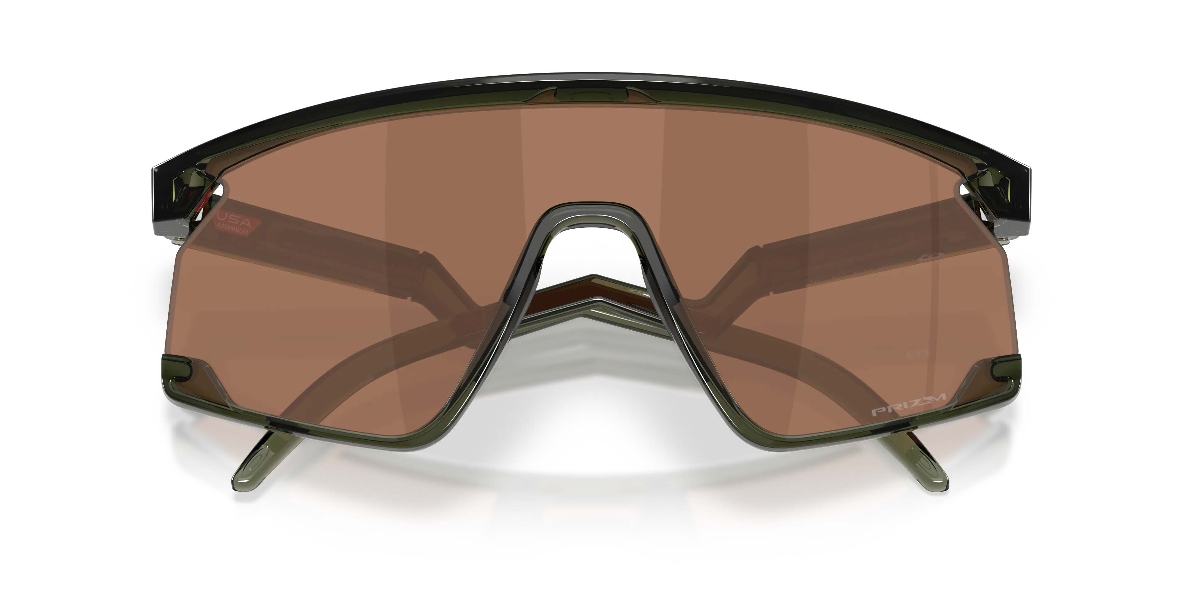 Oakley OO9280 BXTR 928023 Occhiali da sole O_Matter Verde Marrone Maschera Normale - immagine 2