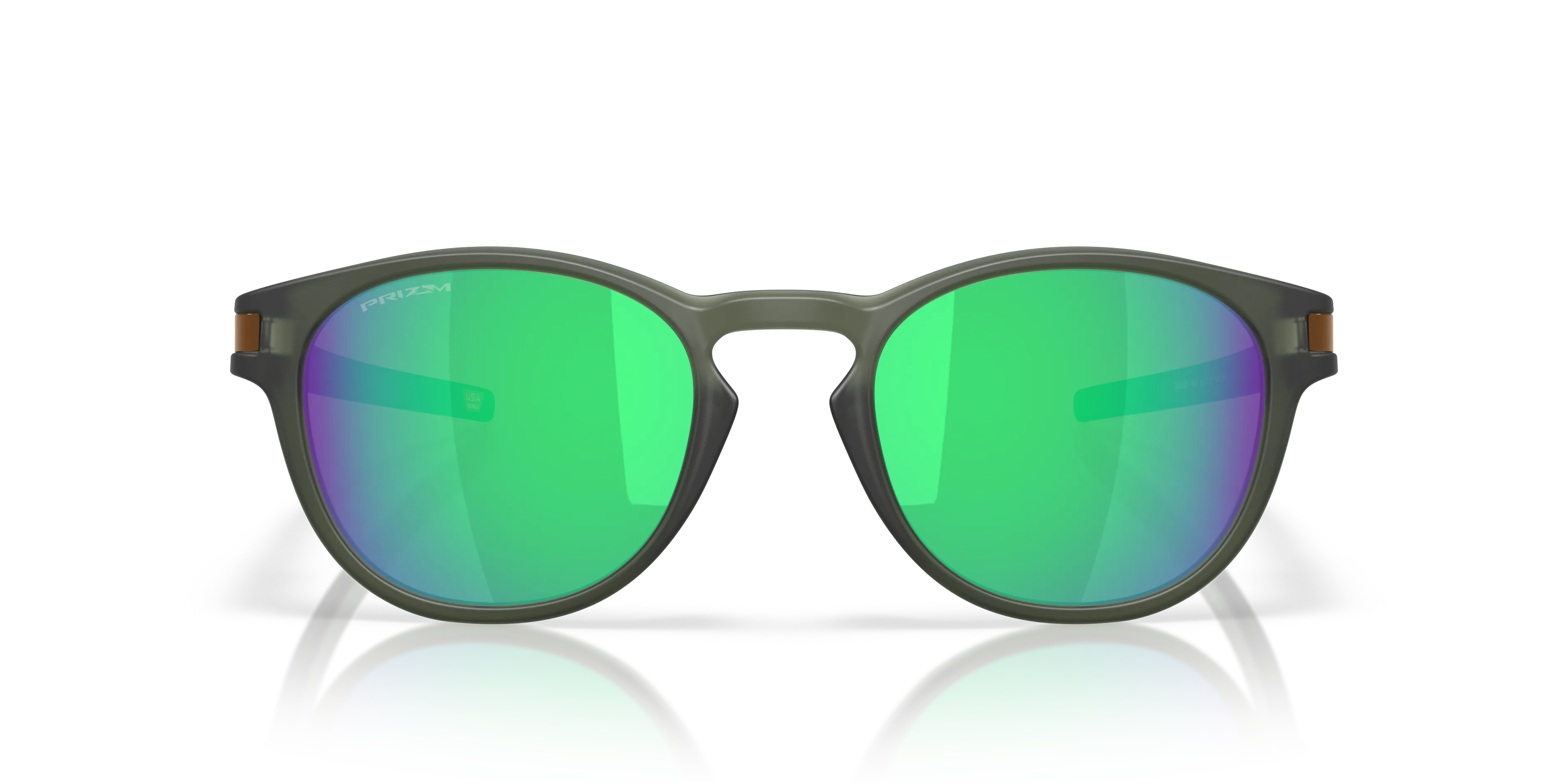 Oakley OO9265 LATCH 926578 Occhiali da sole O_Matter Verde Verde Rotonda Normale - immagine 3
