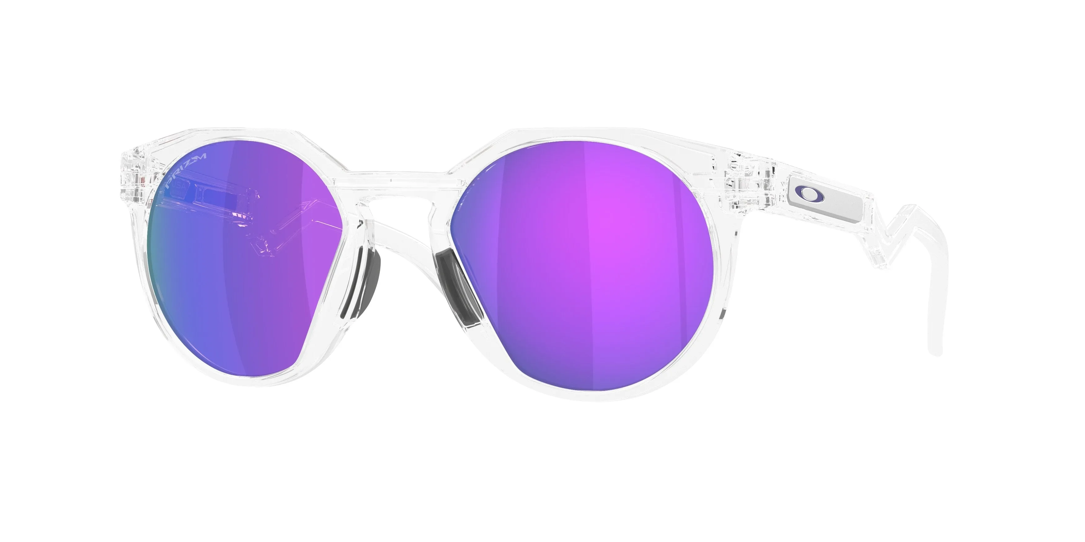 Oakley OO9242 HSTN 924224 Occhiali da sole O_Matter Trasparente Viola Rotonda Normale - immagine 1