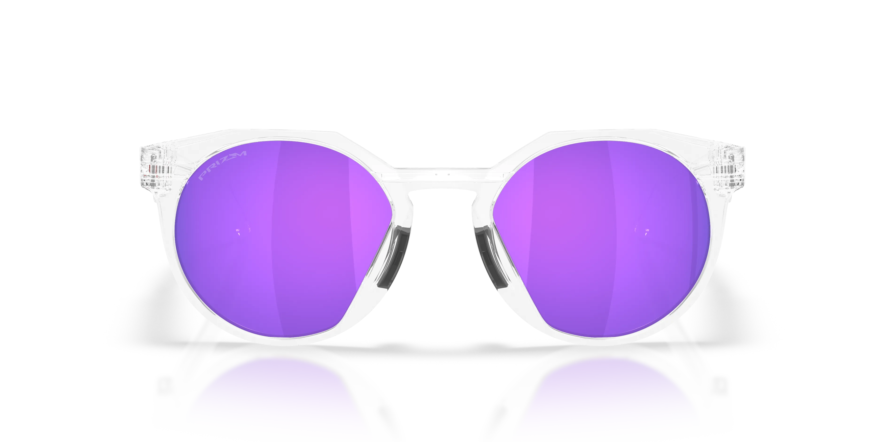 Oakley OO9242 HSTN 924224 Occhiali da sole O_Matter Trasparente Viola Rotonda Normale - immagine 3