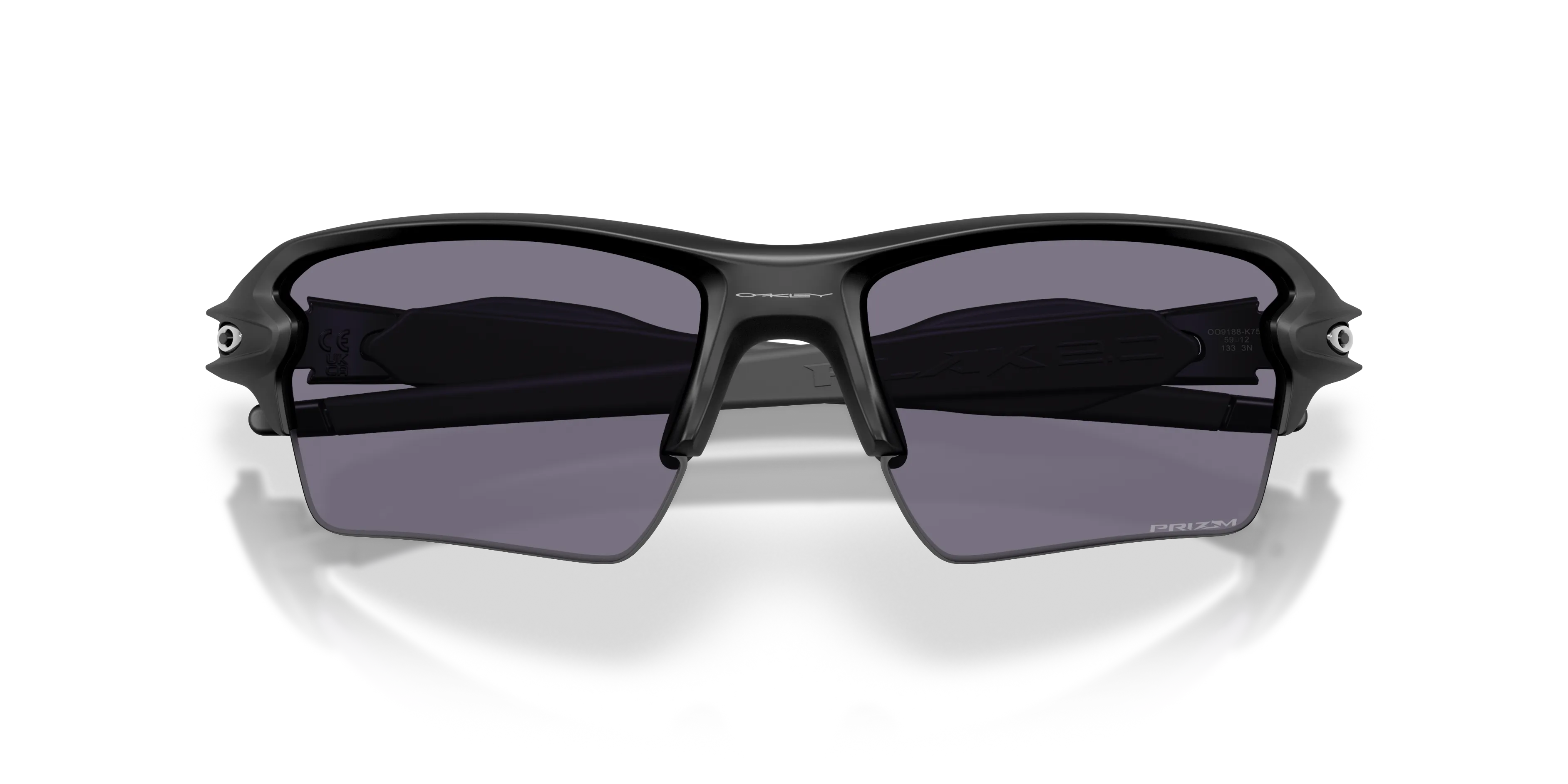 Oakley OO9188 FLAK 2.0 XL 9188K7 Occhiali da sole O_Matter Nero Grigio Squadrata Normale - immagine 2