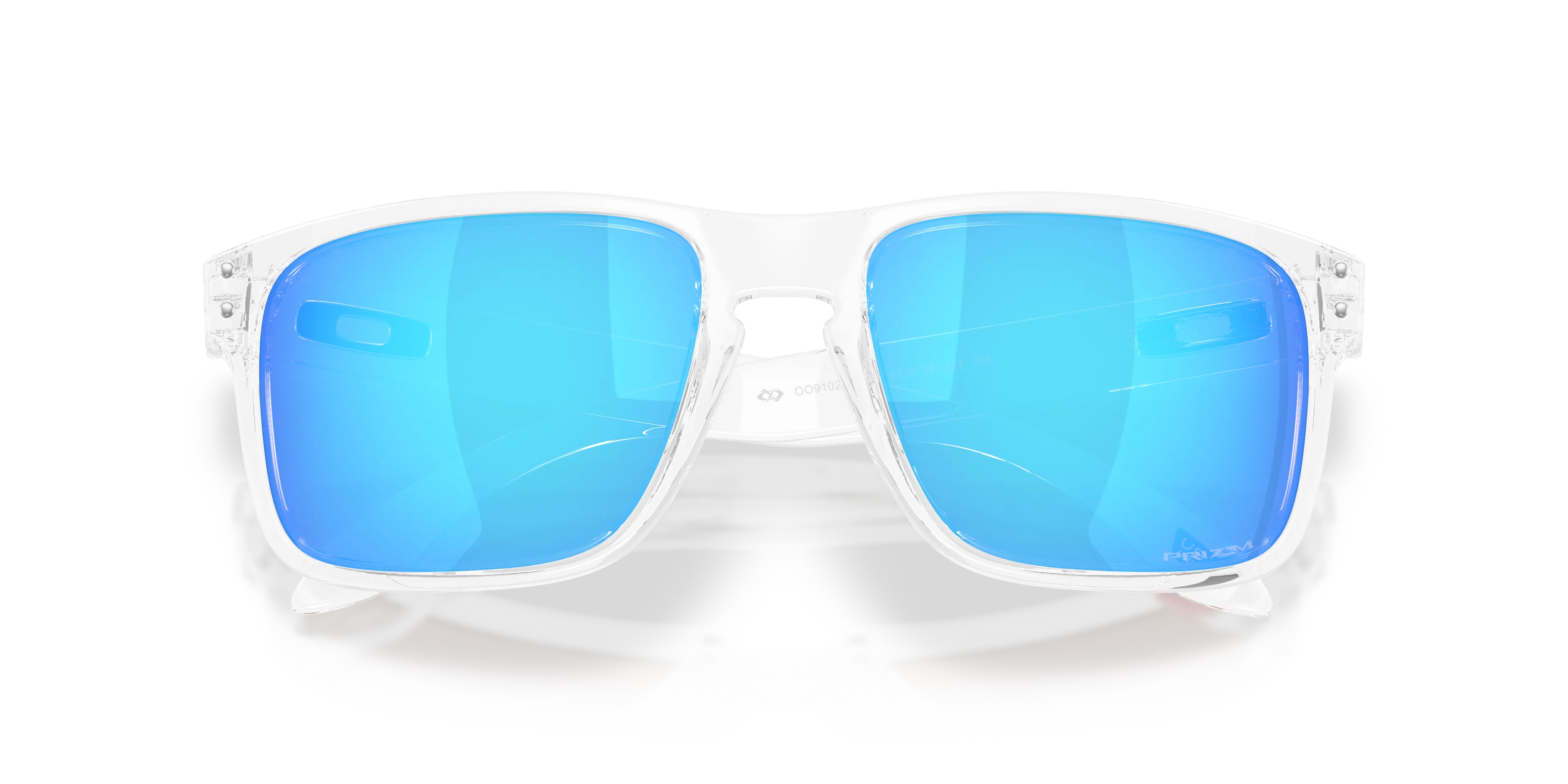 Oakley OO9102 HOLBROOK 9102AS Occhiali da sole O_Matter Trasparente Blu Squadrata Normale - immagine 2