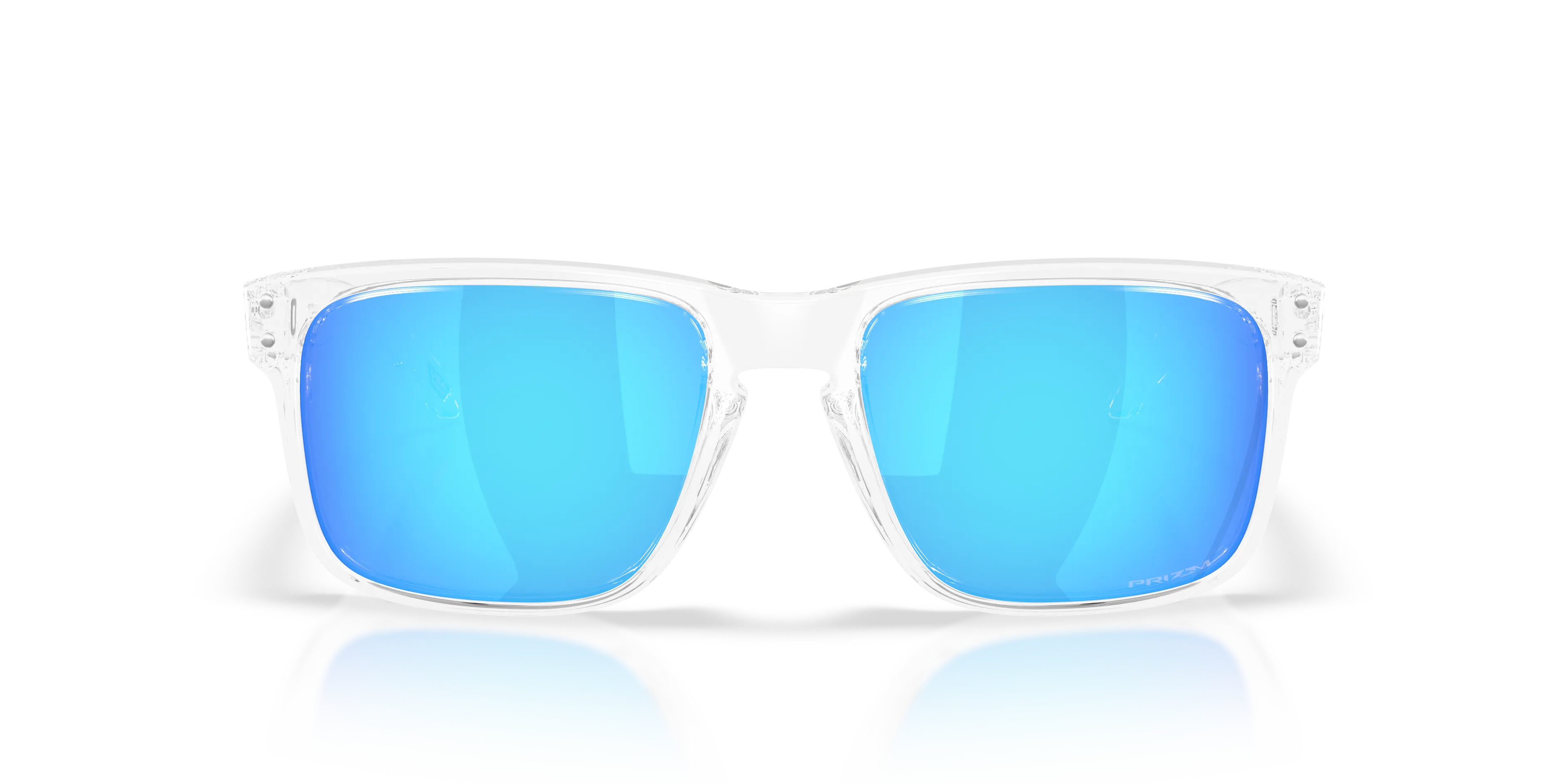 Oakley OO9102 HOLBROOK 9102AS Occhiali da sole O_Matter Trasparente Blu Squadrata Normale - immagine 3