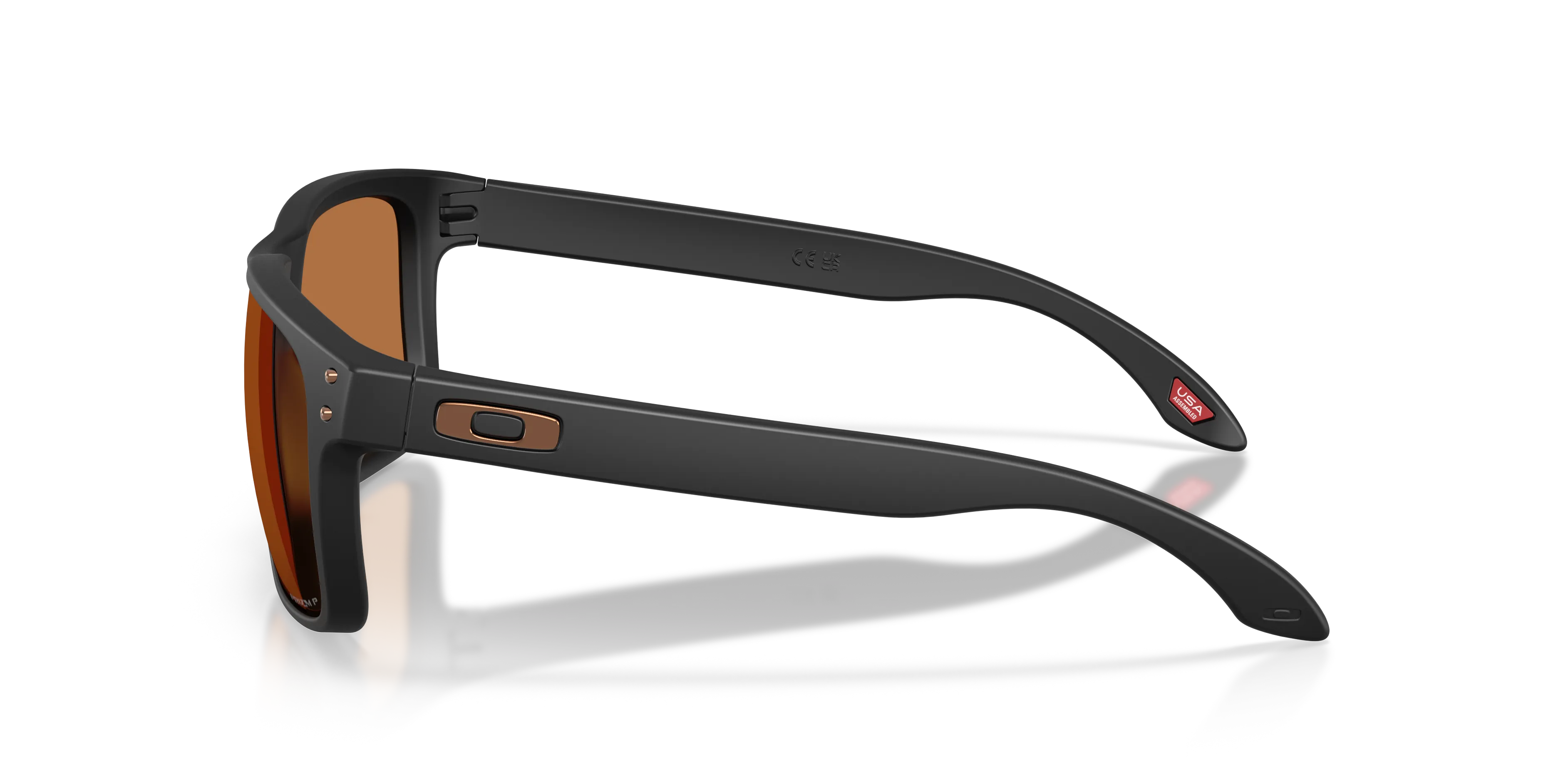 Oakley OO9102 HOLBROOK 9102AM Occhiali da sole O_Matter Nero Bronzo Squadrata Polarizzata - immagine 4