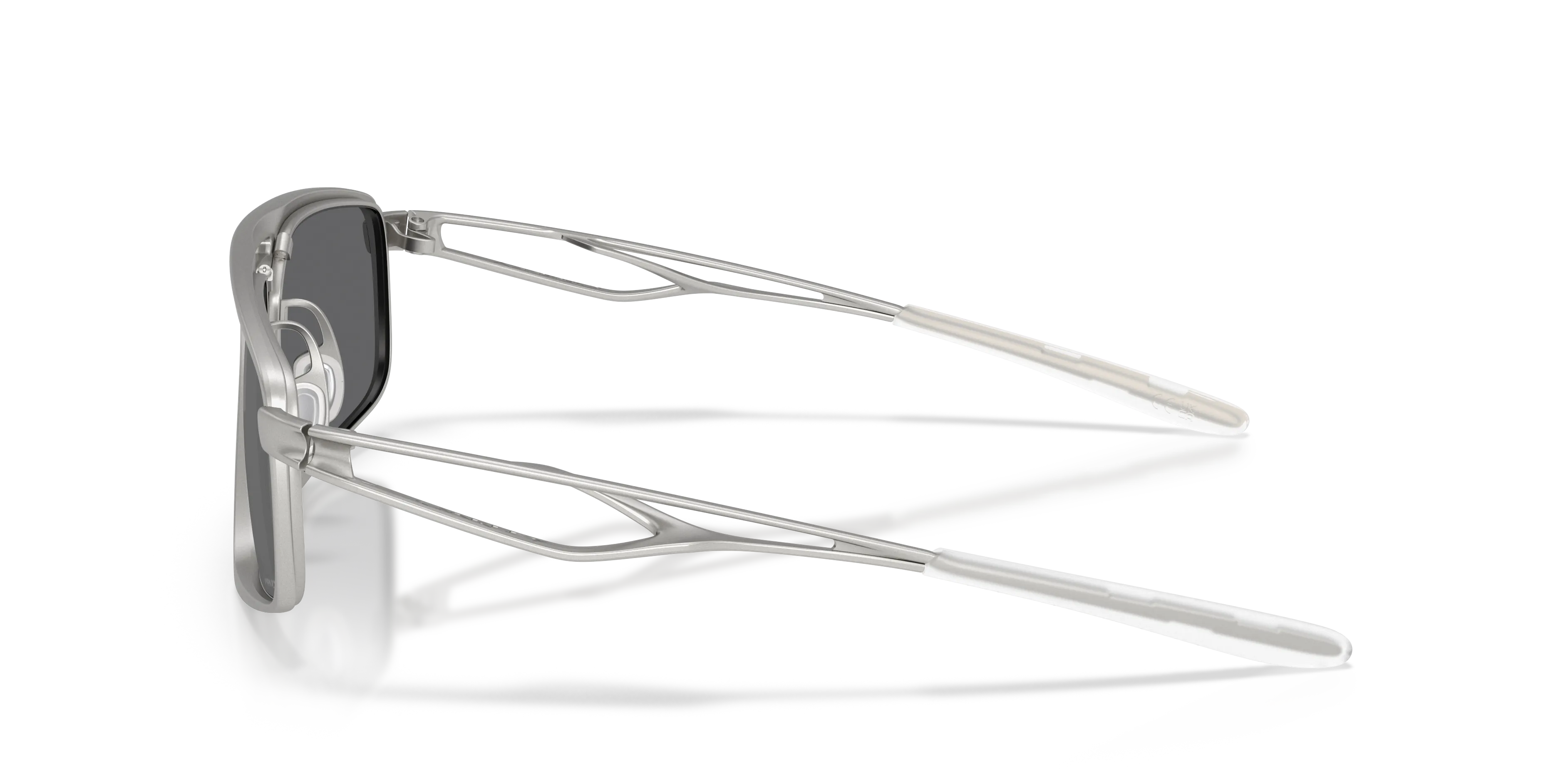 Oakley OO6031 BUSHWICK 603105 Occhiali da sole Titanio Argento Grigio Squadrata Polarizzata - immagine 4