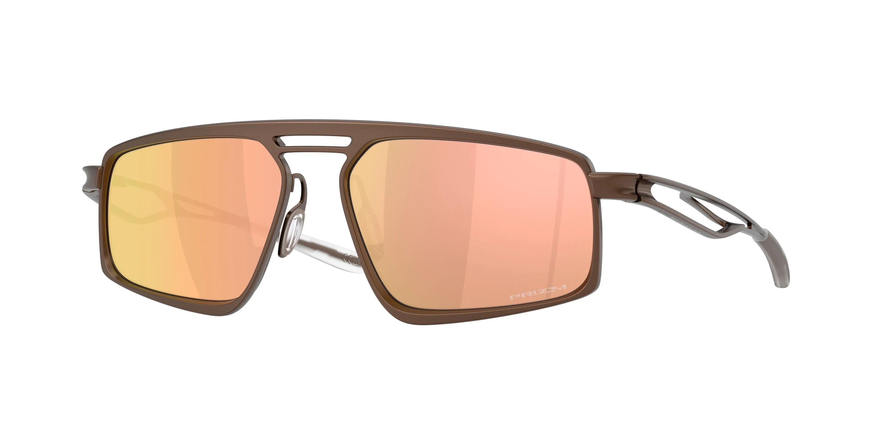 Oakley OO6031 BUSHWICK 603103 Occhiali da sole Titanio Bronzo Oro Squadrata Normale - immagine 1