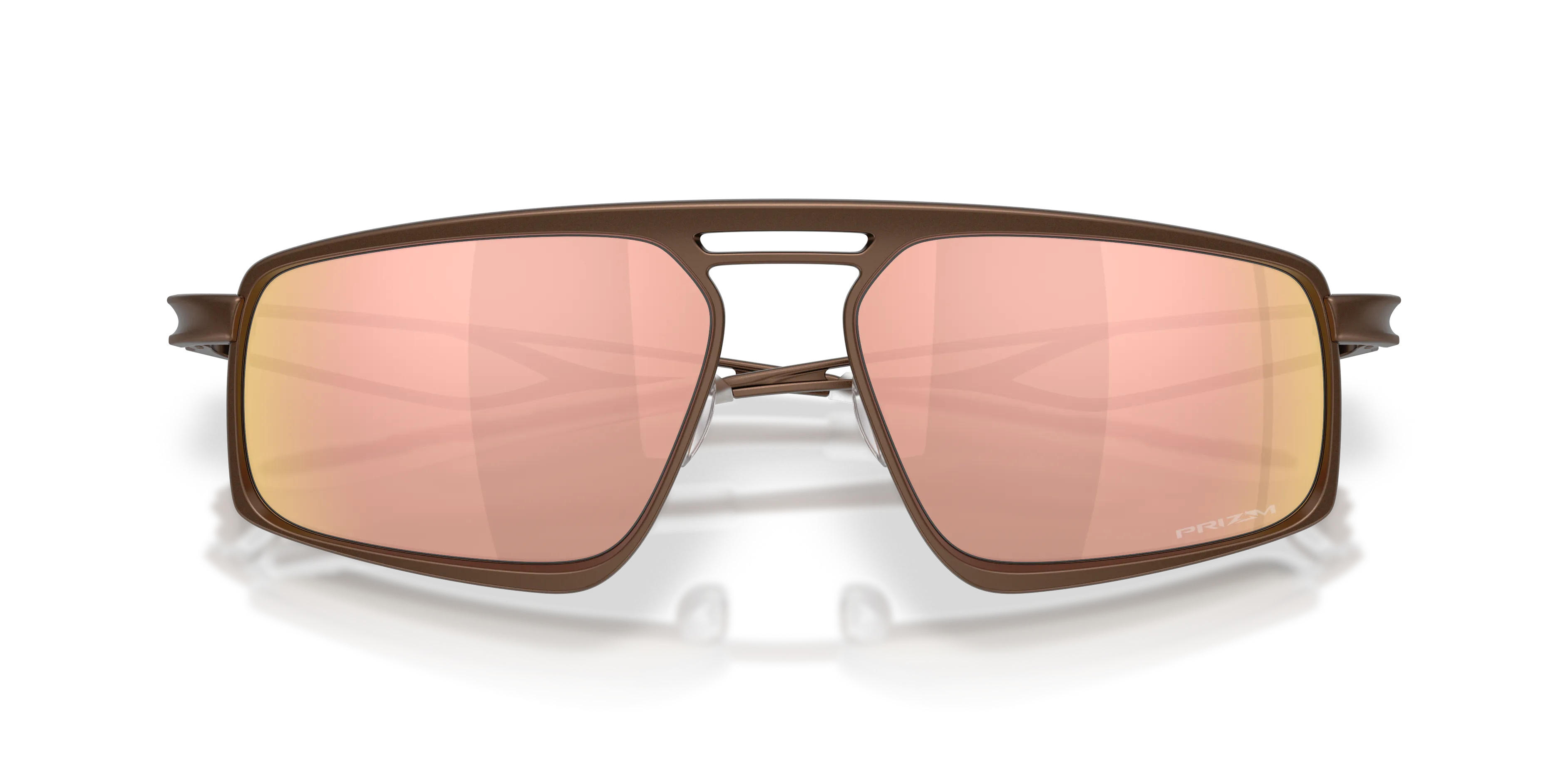 Oakley OO6031 BUSHWICK 603103 Occhiali da sole Titanio Bronzo Oro Squadrata Normale - immagine 2