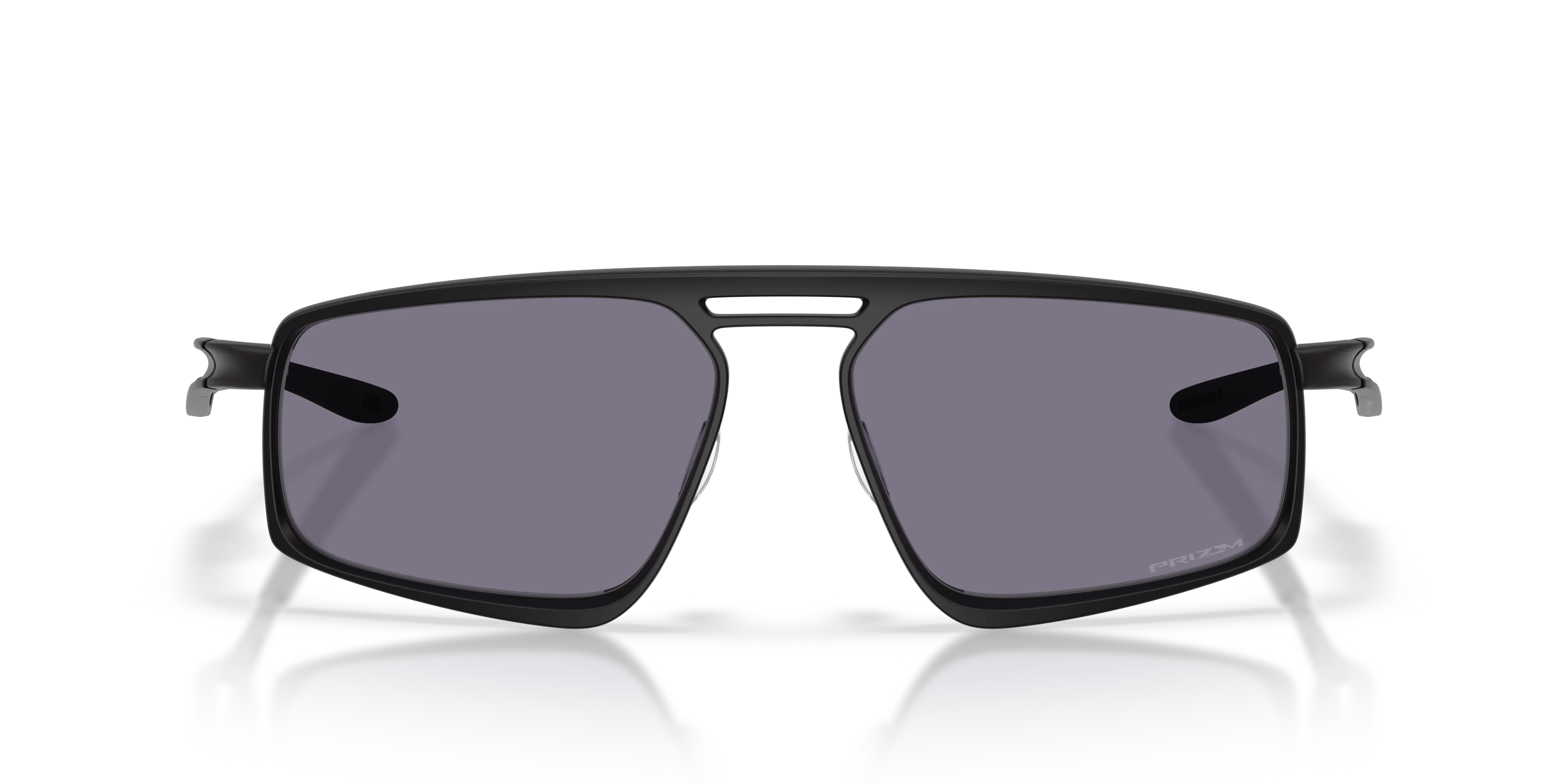 Oakley OO6031 BUSHWICK 603101 Occhiali da sole Titanio Nero Grigio Squadrata Normale - immagine 3