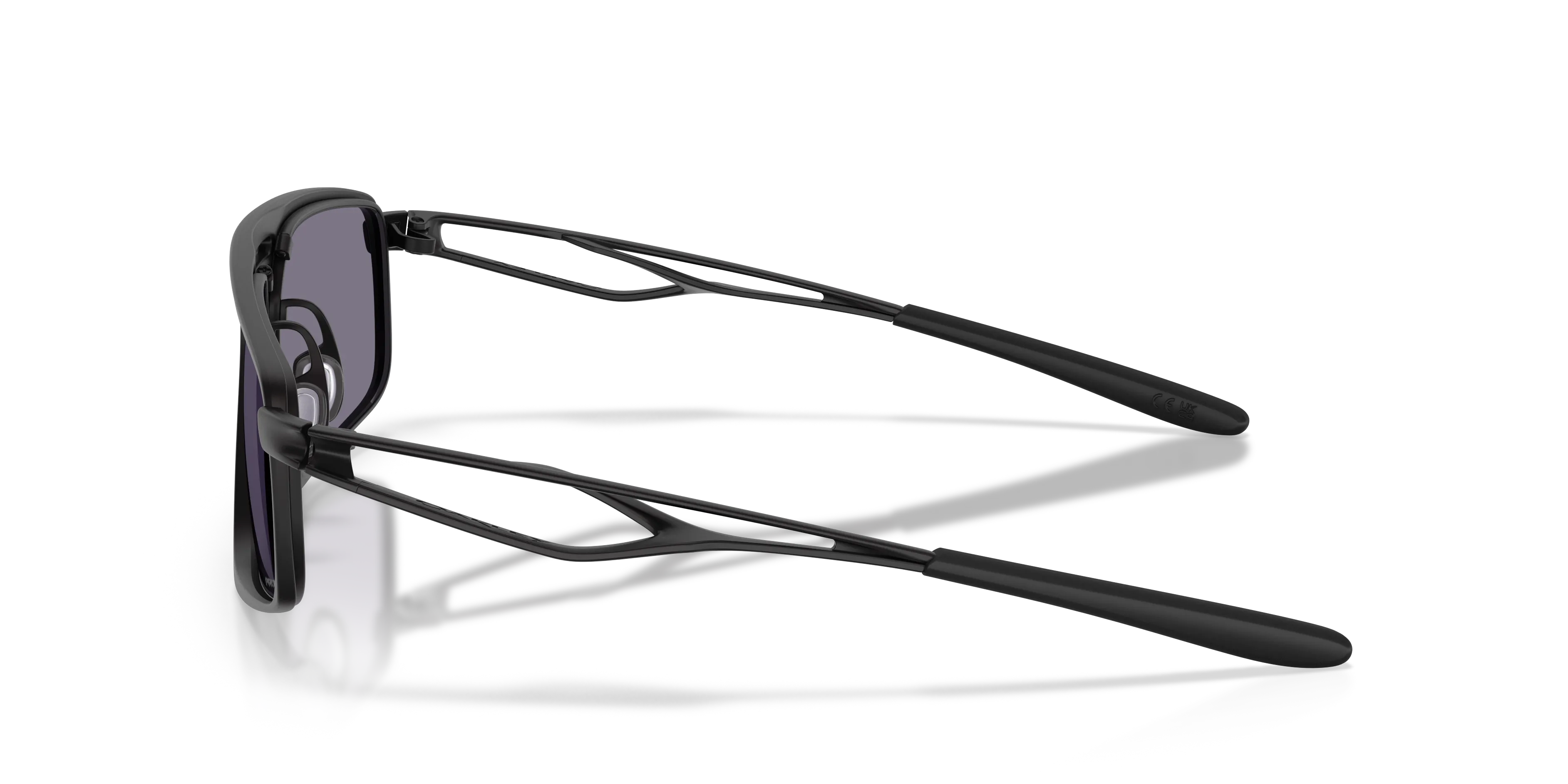 Oakley OO6031 BUSHWICK 603101 Occhiali da sole Titanio Nero Grigio Squadrata Normale - immagine 4