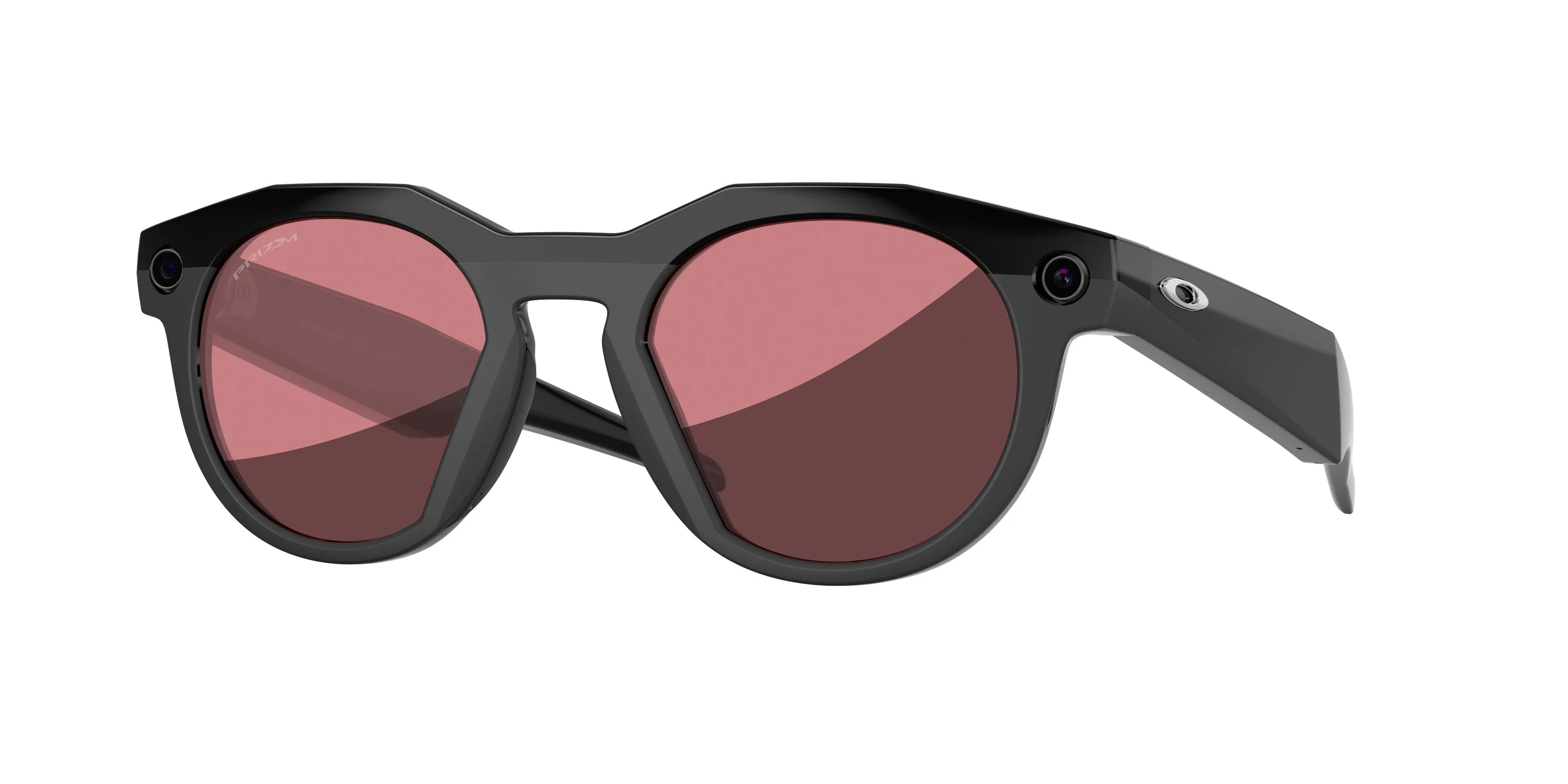 Oakley Meta OW8002 Hstn 800209 Smart glasses O_Matter Nero Rosso Rotonda Specchiate Prizm - immagine 1