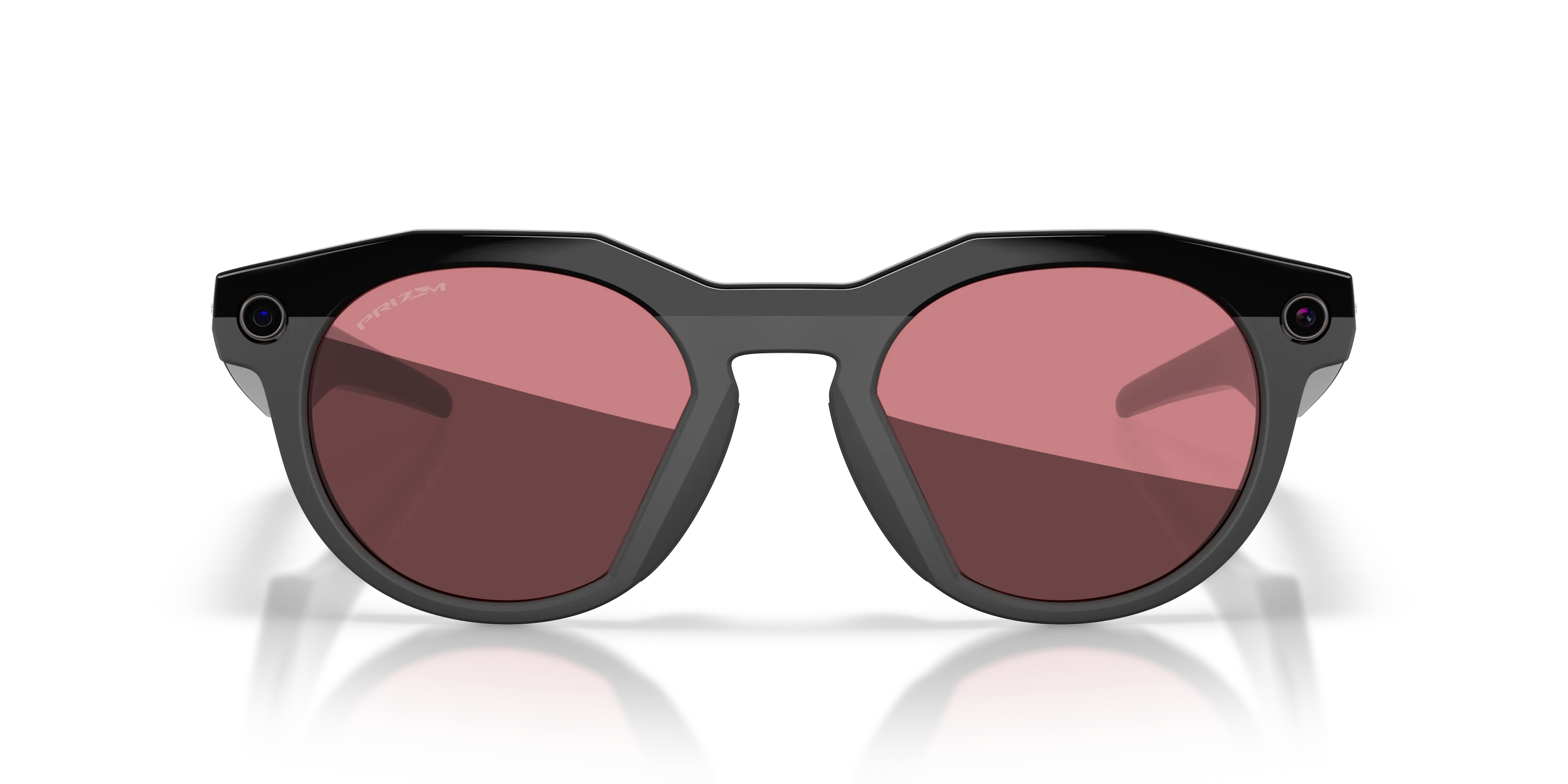 Oakley Meta OW8002 Hstn 800209 Smart glasses O_Matter Nero Rosso Rotonda Specchiate Prizm - immagine 3