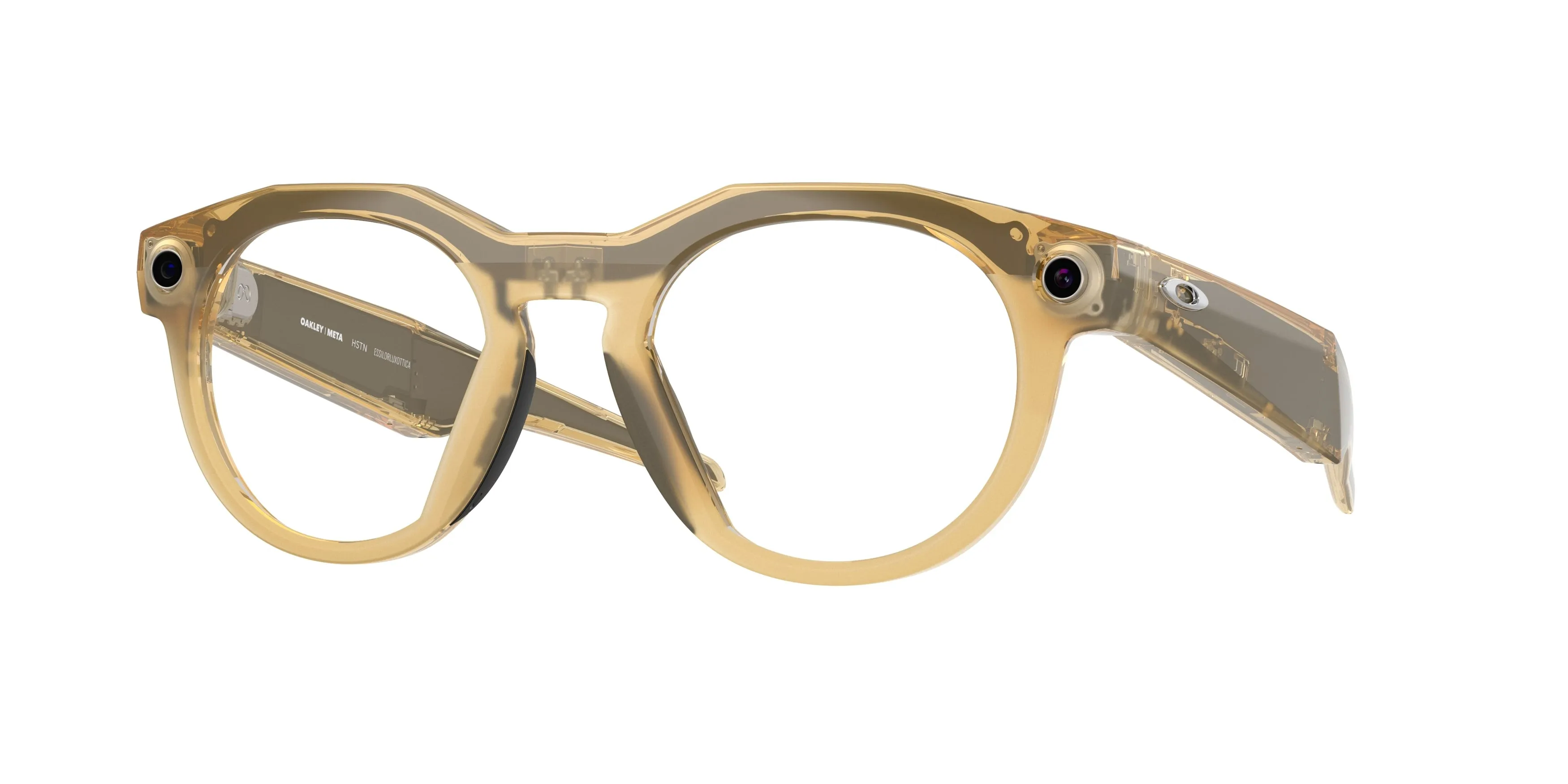 Oakley Meta OW8002 Hstn 800208 Smart glasses O_Matter Giallo Marrone Rotonda Transitions Fotocromatico - immagine 1