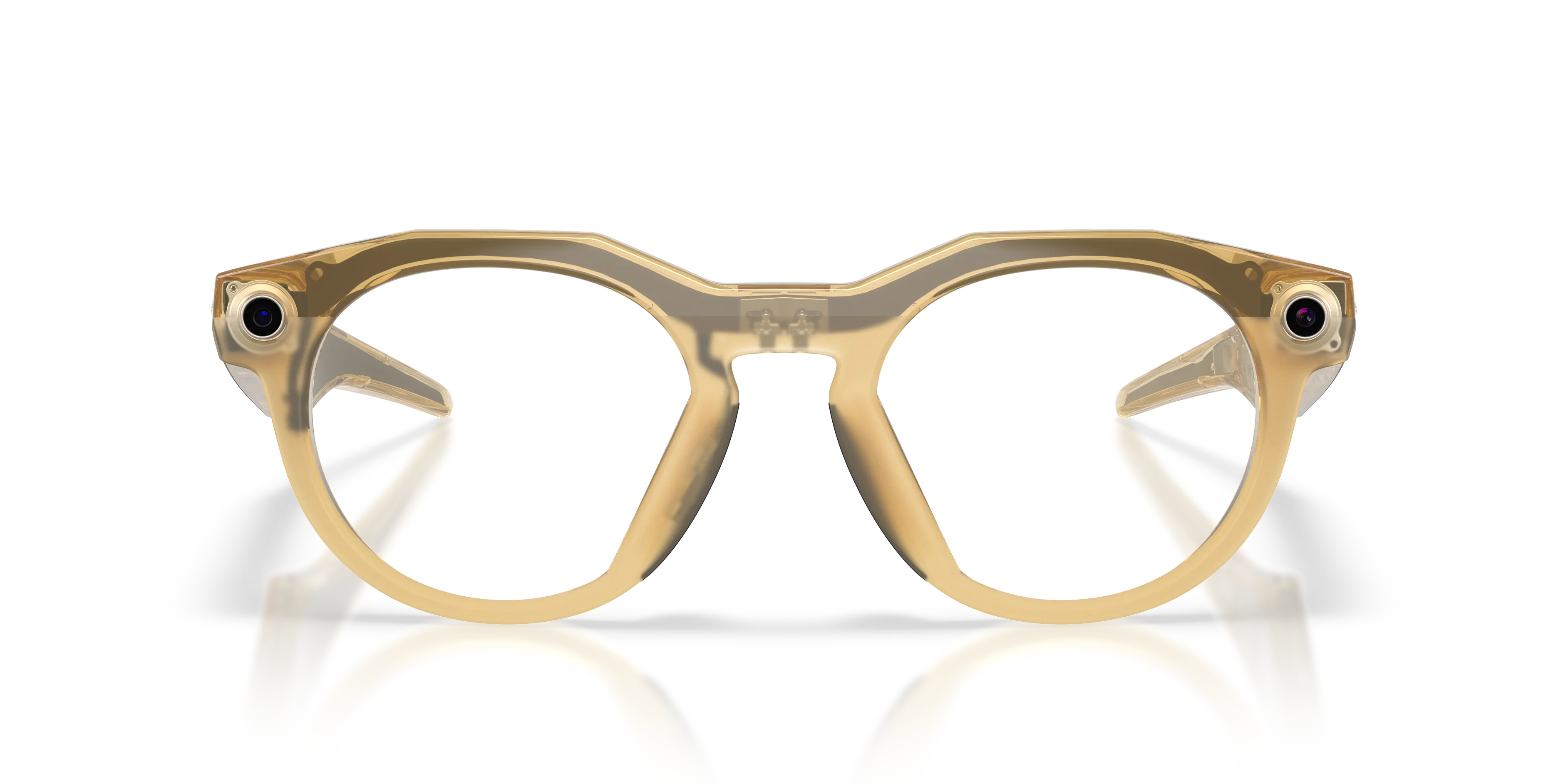 Oakley Meta OW8002 Hstn 800208 Smart glasses O_Matter Giallo Marrone Rotonda Transitions Fotocromatico - immagine 2