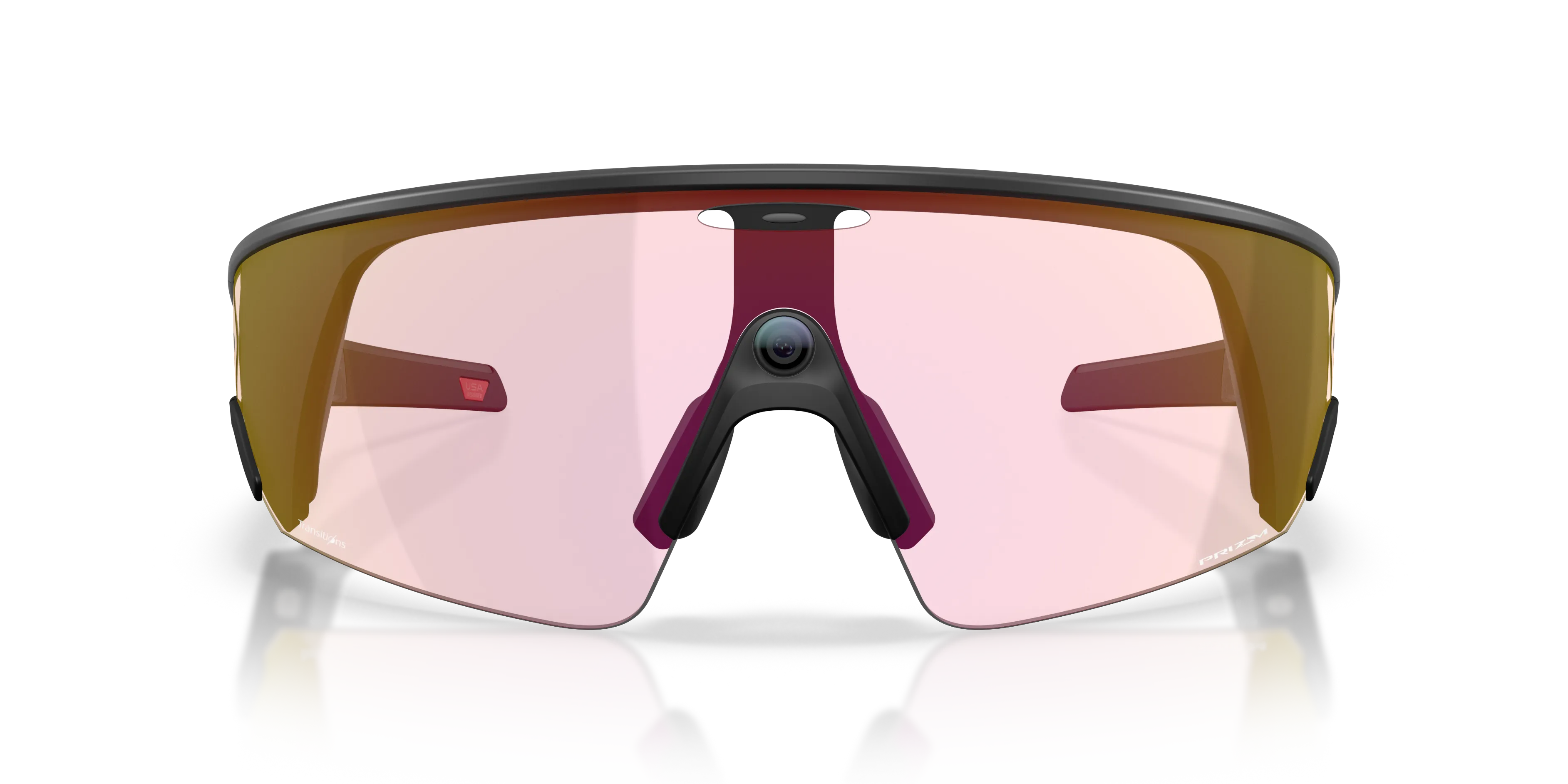 Oakley Meta OW8001 Vanguard 800109 Smart glasses O_Matter Nero Rosa Geometrica Fotocromatiche Prizm - immagine 3