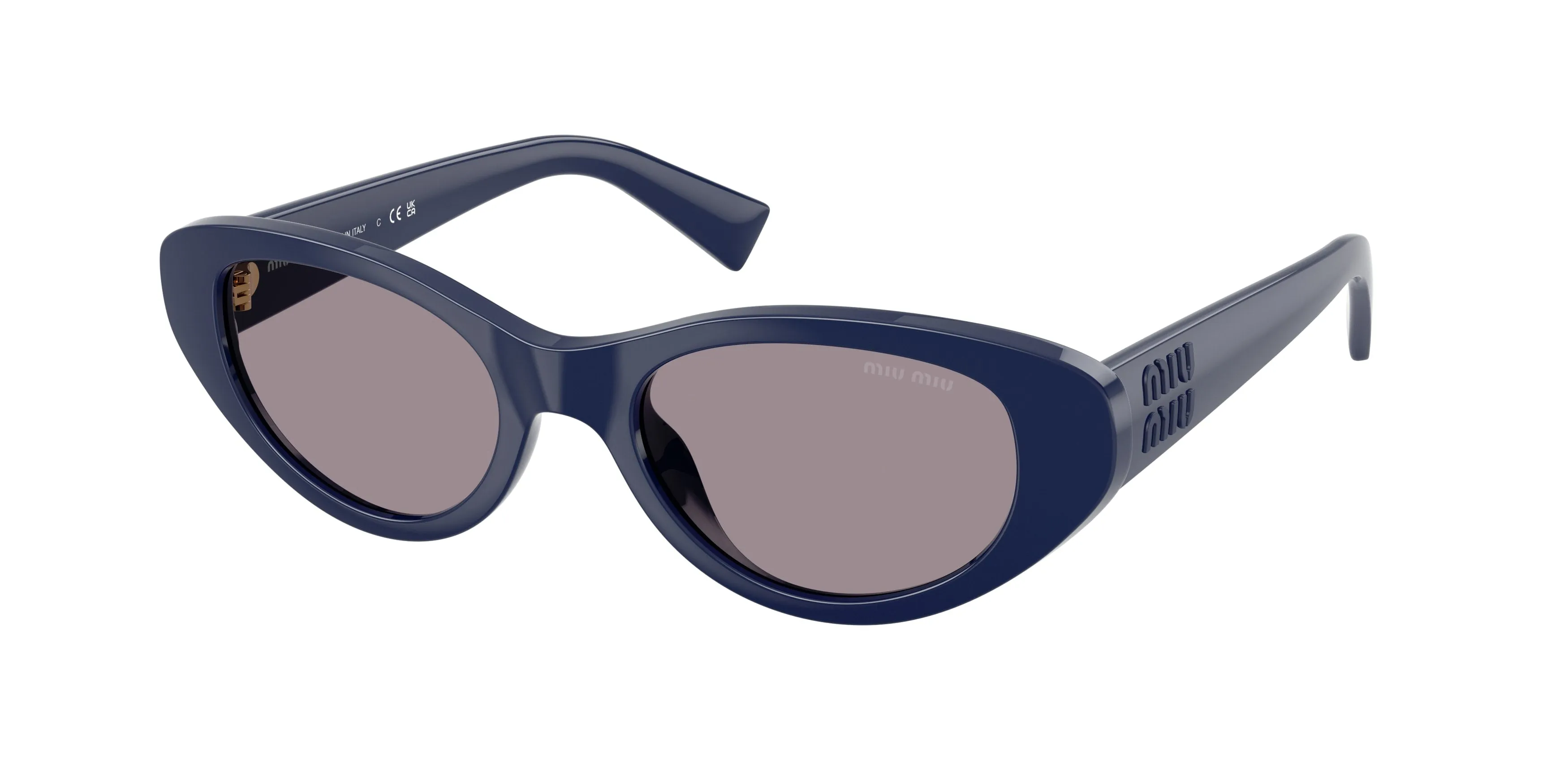 Miu Miu MU C03SU 26R11D Occhiali da sole Acetato Blu Viola Cat Eye Normale - immagine 1