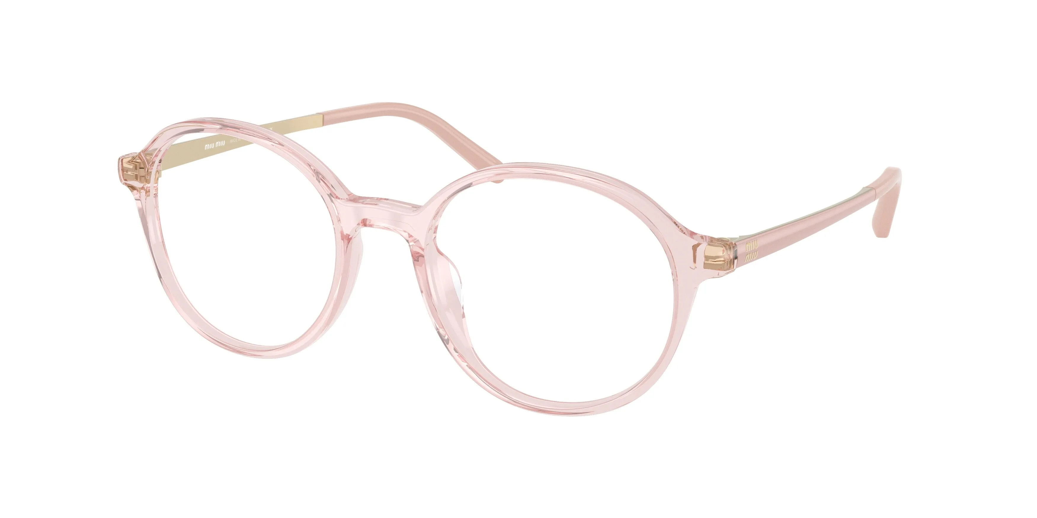 Miu Miu MU 10ZVU 26Q1O1 Montature da vista Acetato Rosa Trasparente Pantos Normale - immagine 1