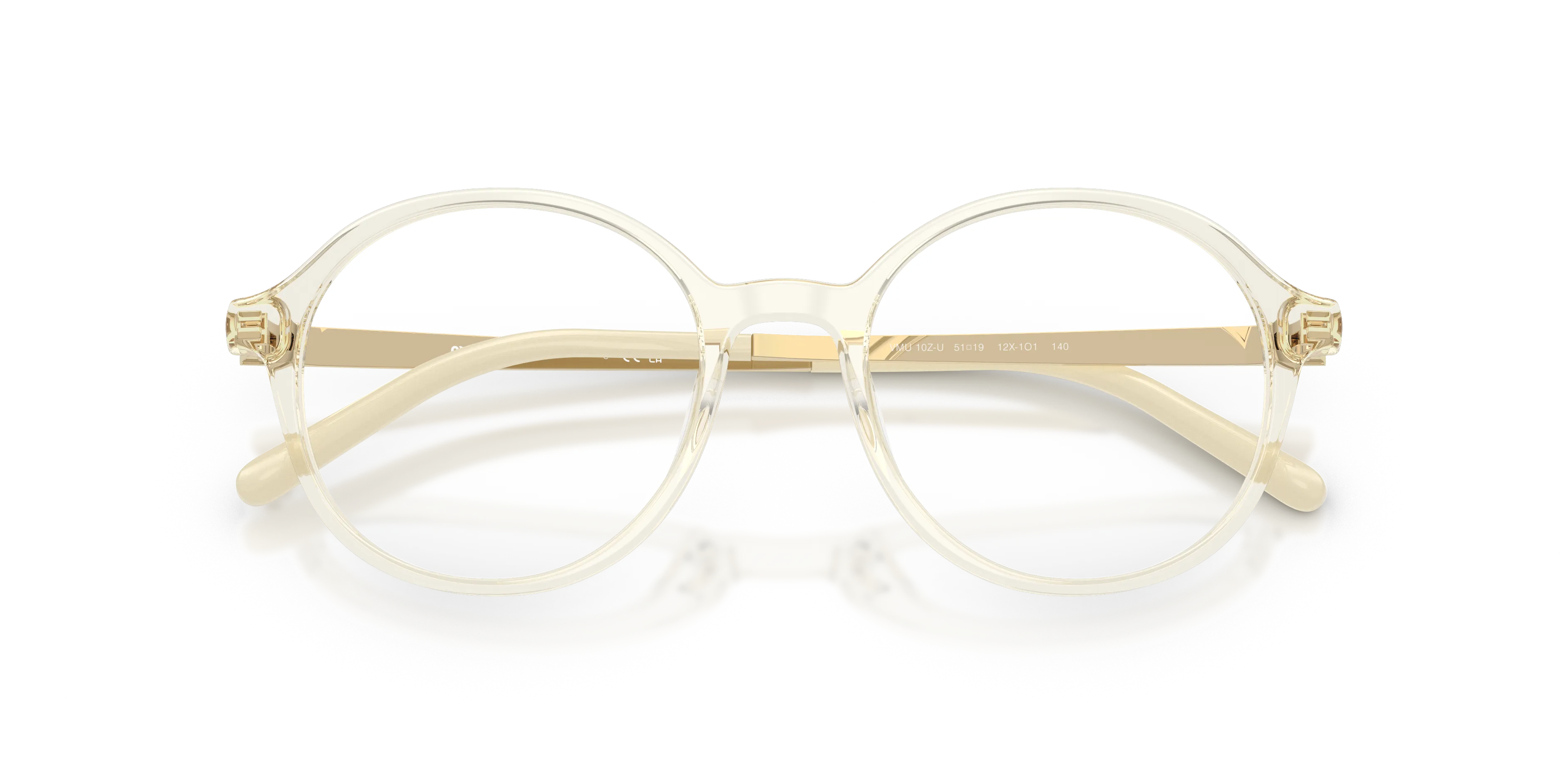 Miu Miu MU 10ZVU 12X1O1 Montature da vista Acetato Tartaruga Trasparente Pantos Normale - immagine 2