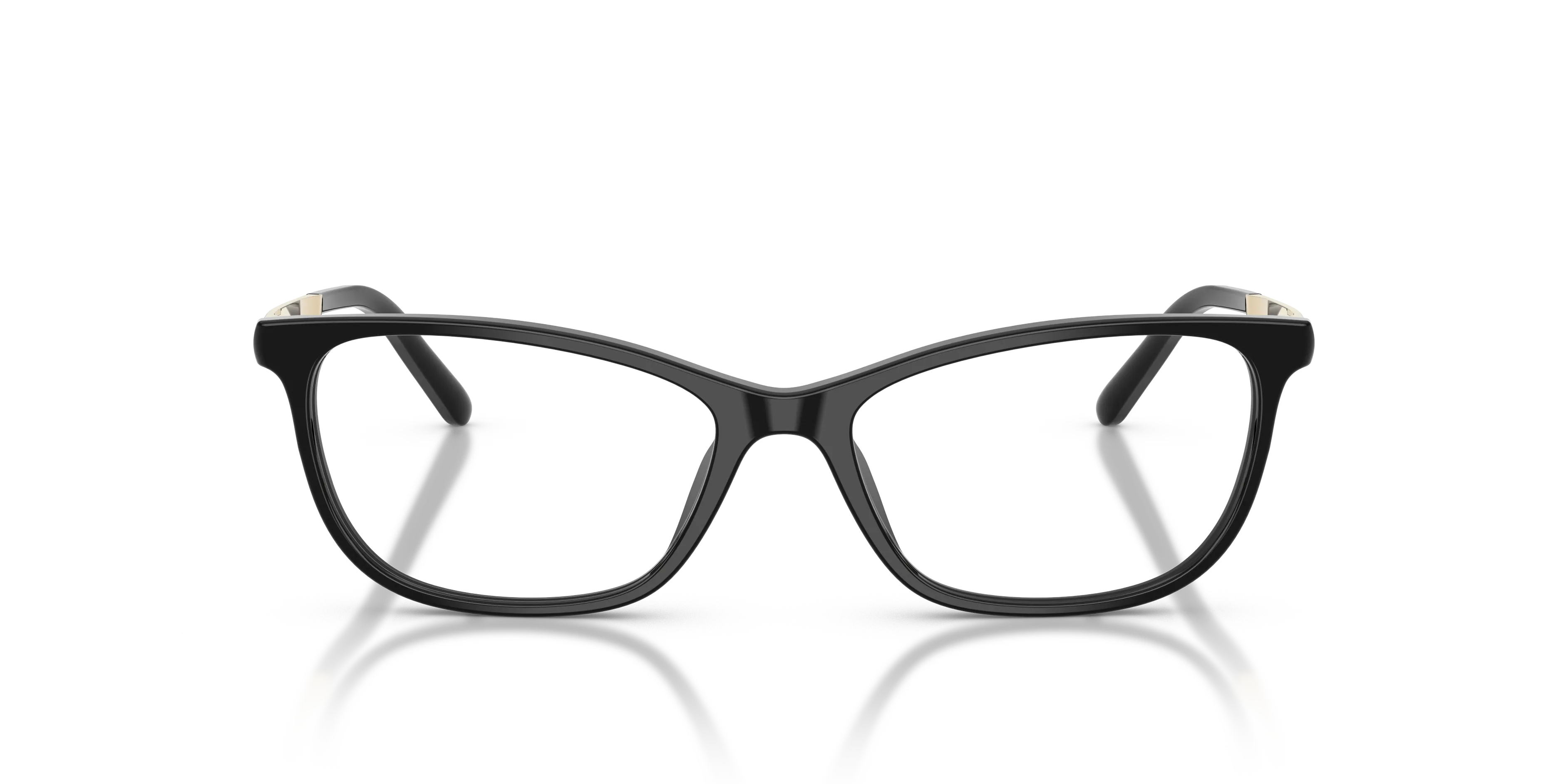 Miu Miu MU 09ZV 16K1O1 Montature da vista Acetato Nero Trasparente Cat Eye Normale - immagine 3