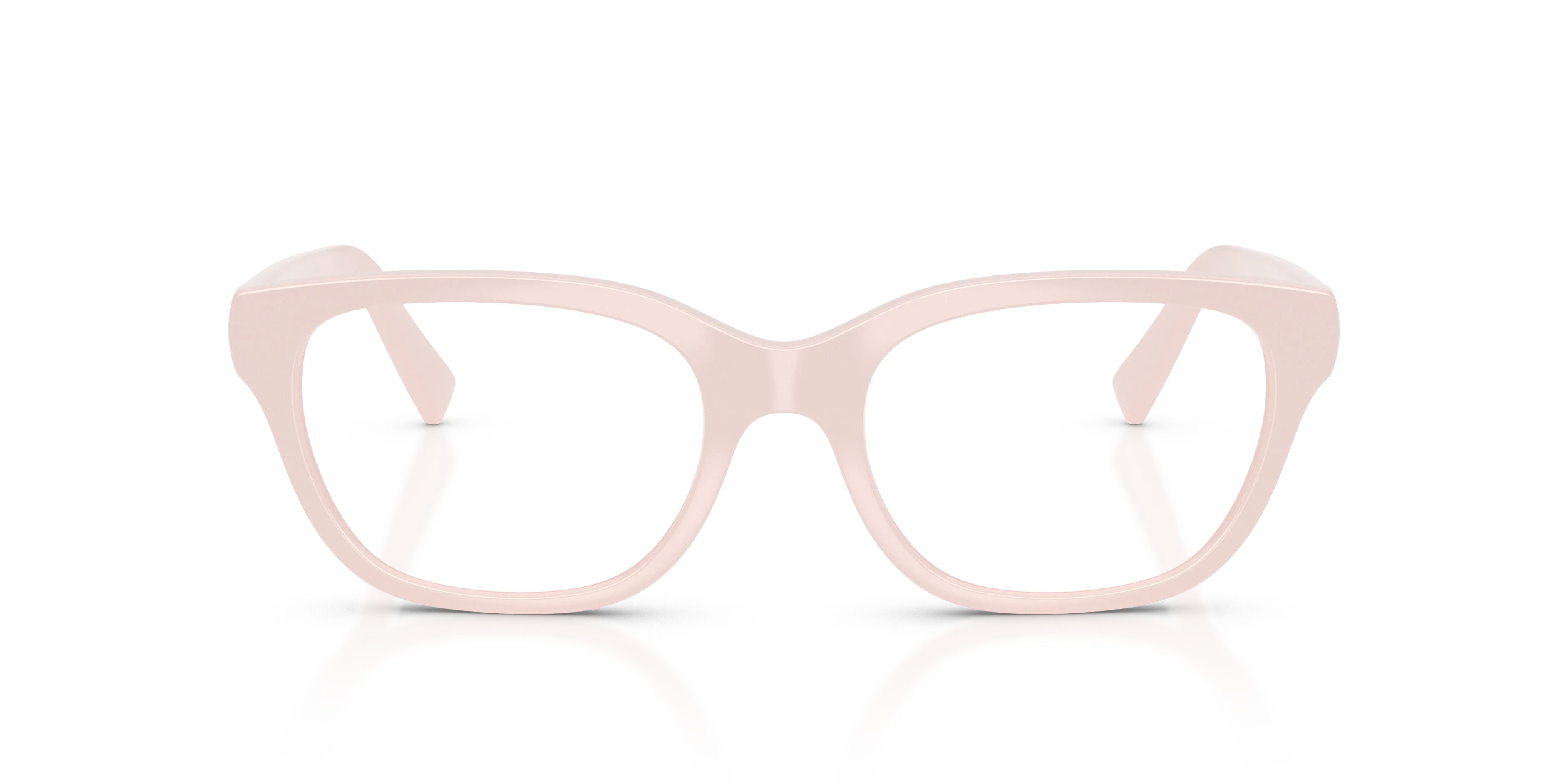 Miu Miu MU 07ZV 28R1O1 Montature da vista Iniettato Rosa Trasparente Squadrata Normale - immagine 3
