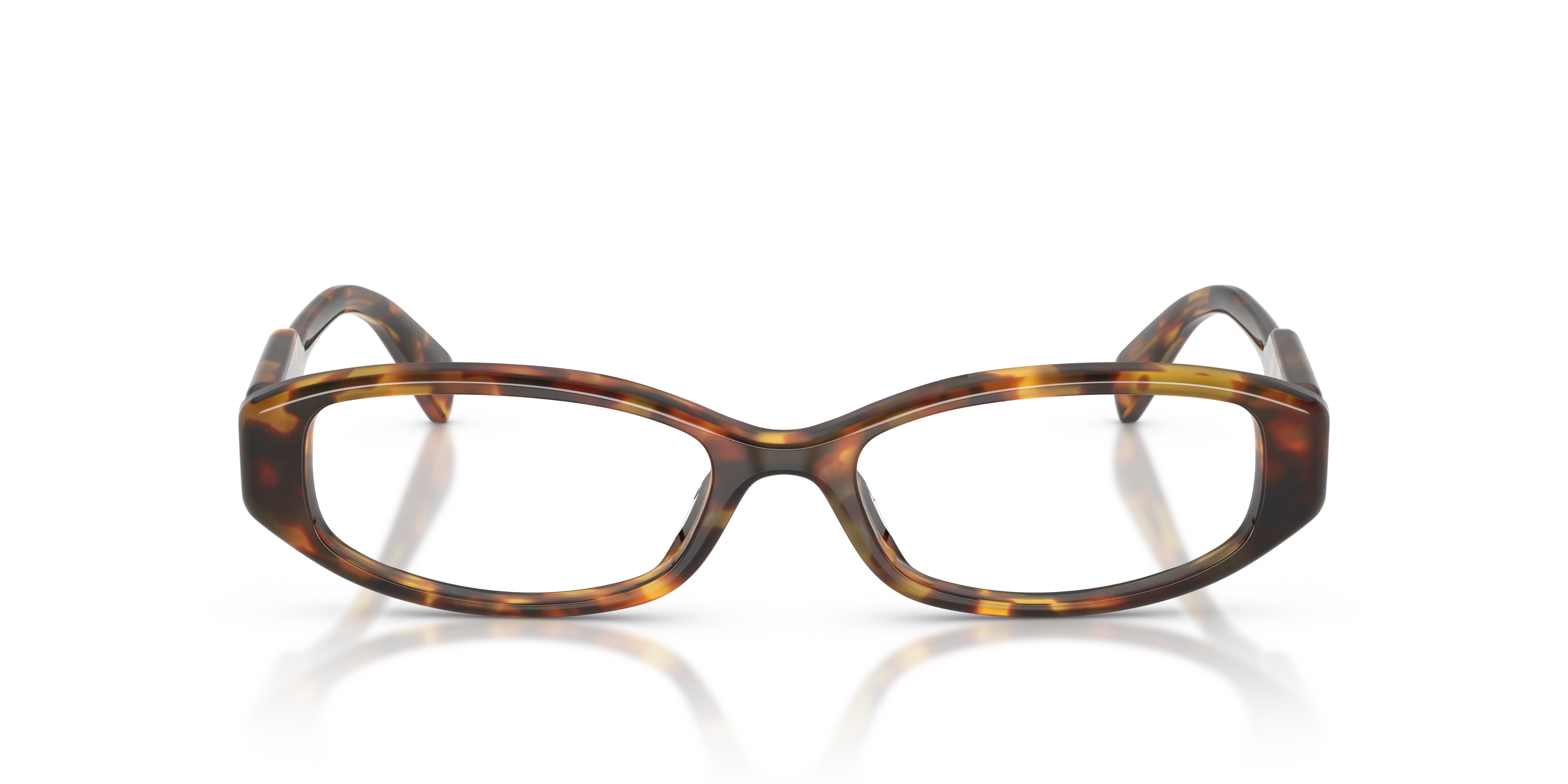 Miu Miu MU 06ZV 14L1O1 Montature da vista Acetato Tartaruga Trasparente Squadrata Normale - immagine 3
