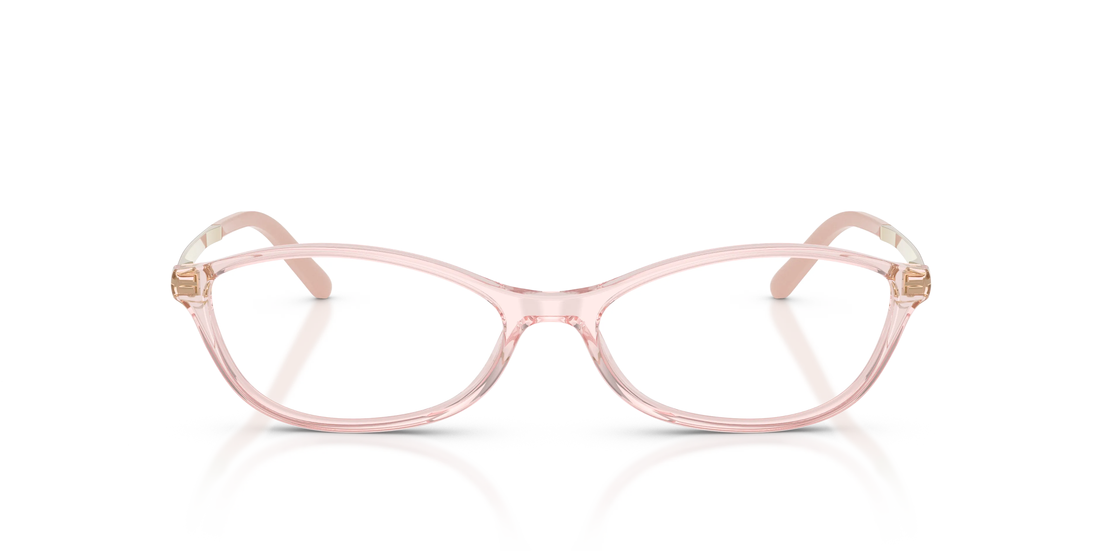 Miu Miu MU 05ZV 26Q1O1 Montature da vista Acetato Rosa Trasparente Rotonda Normale - immagine 3