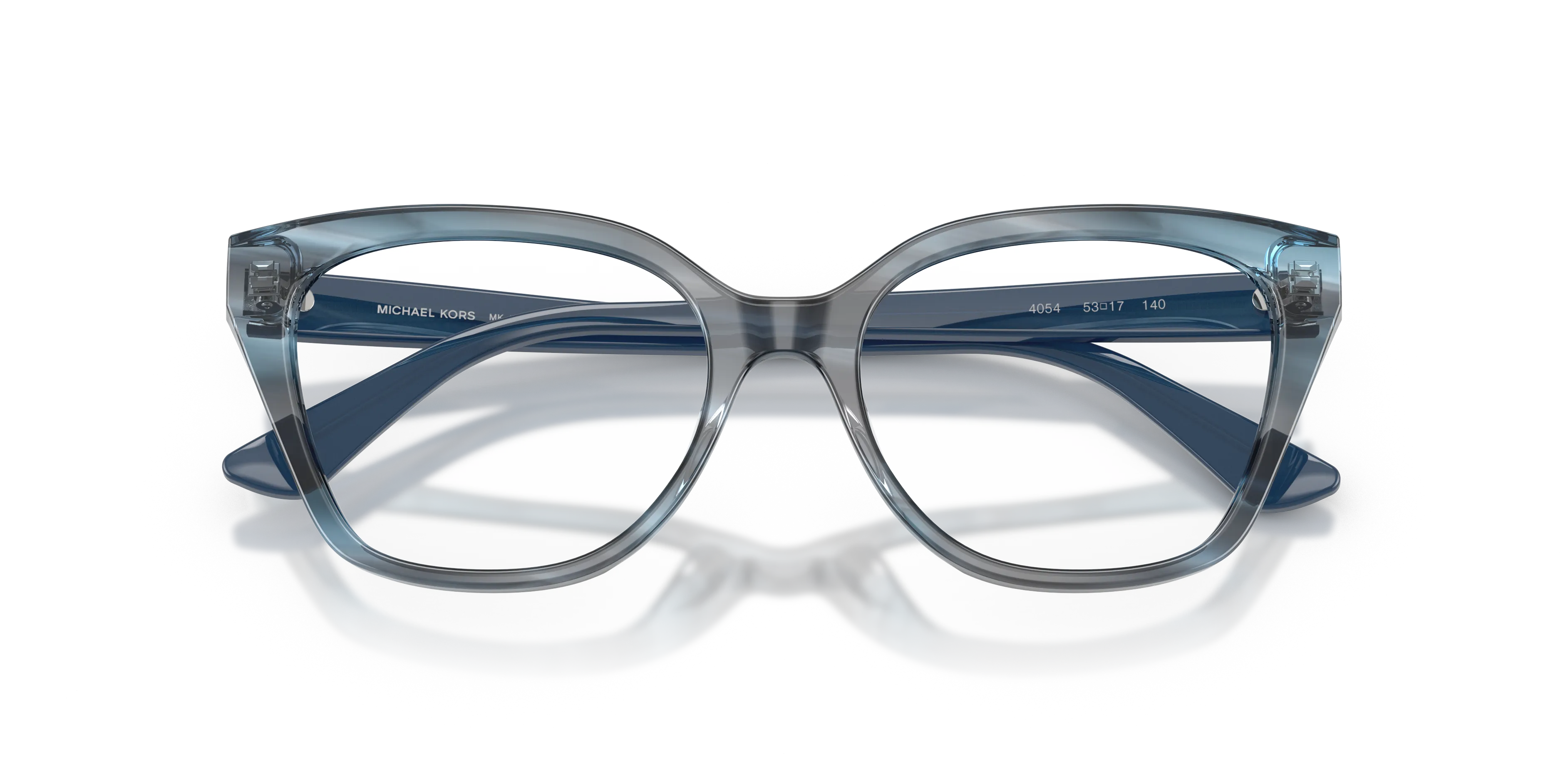 Michael Kors MK4212U JAMESTOWN 4054 Montature da vista Acetato Blu Trasparente Squadrata Normale - immagine 2