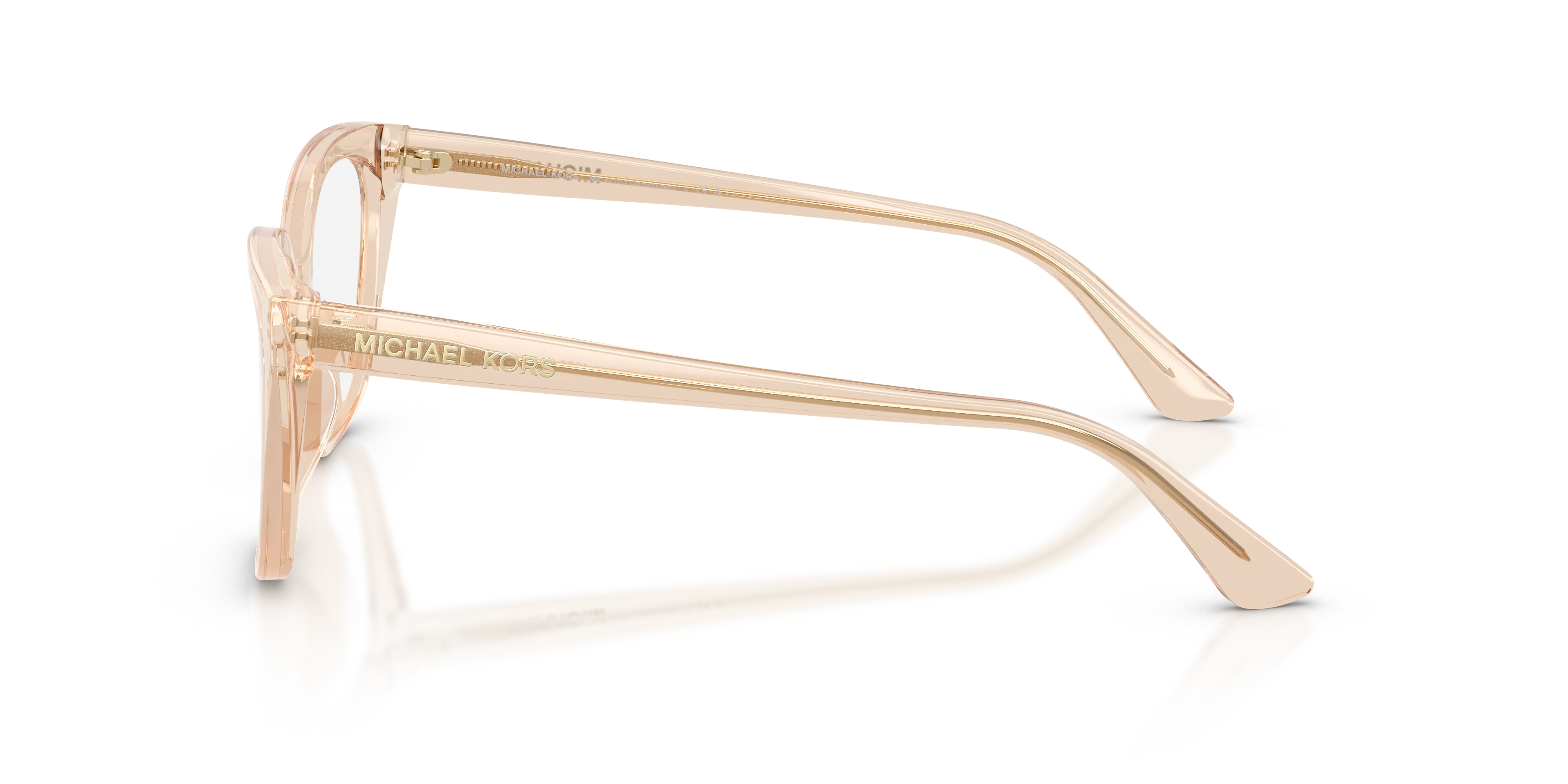 Michael Kors MK4212U JAMESTOWN 4050 Montature da vista Acetato Beige Trasparente Squadrata Normale - immagine 4
