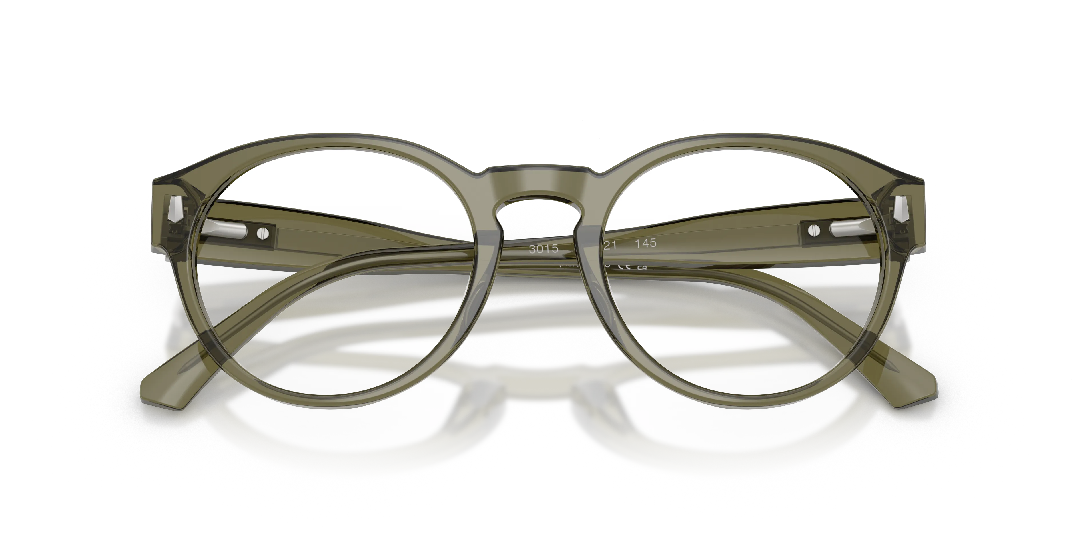 Michael Kors MK4209U KORCULA 4012 Montature da vista Acetato Verde Trasparente Rotonda Normale - immagine 2