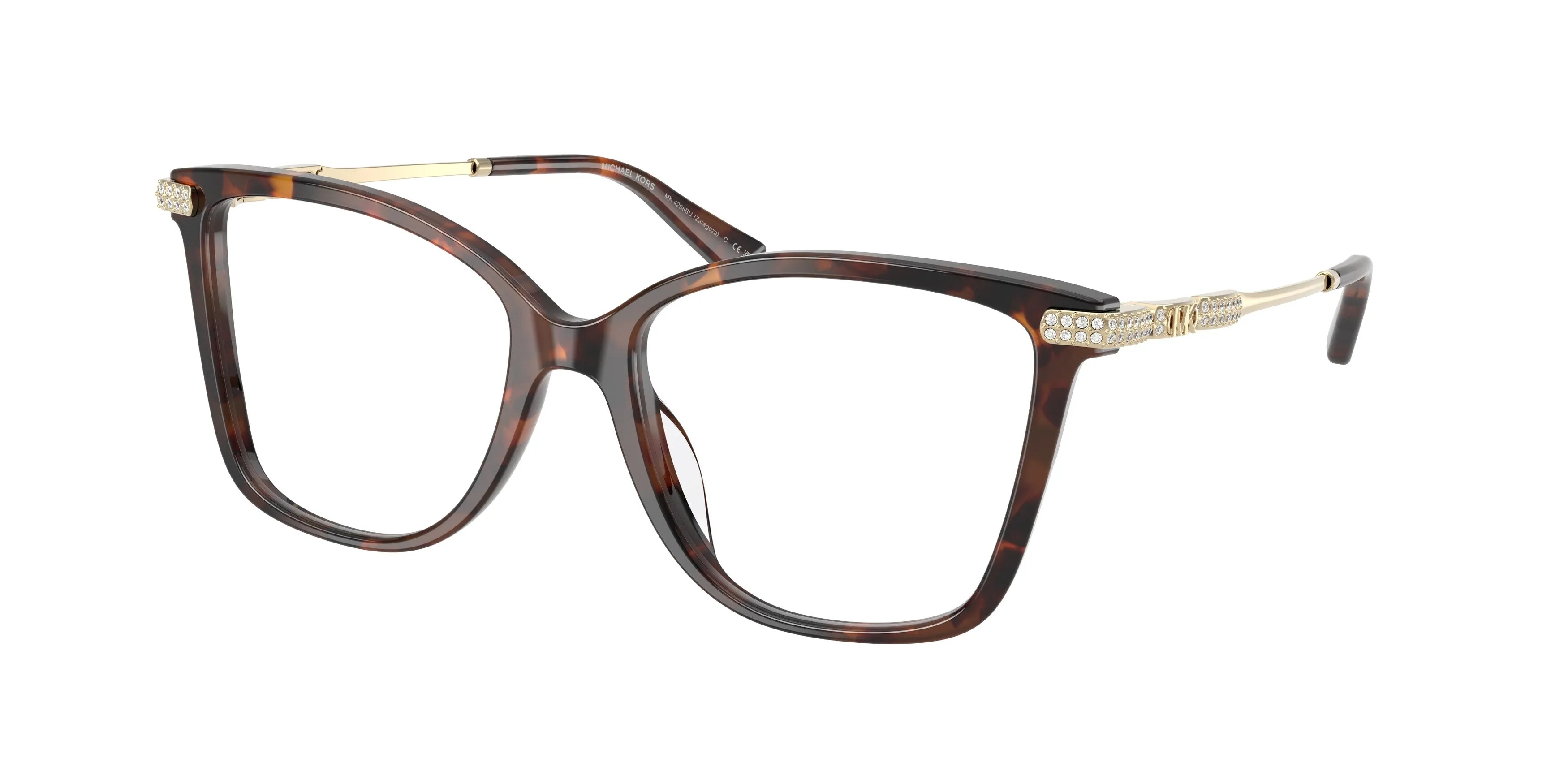 Michael Kors MK4208BU ZARAGOZA 4031 Montature da vista Acetato Tartaruga Trasparente Squadrata Normale - immagine 1