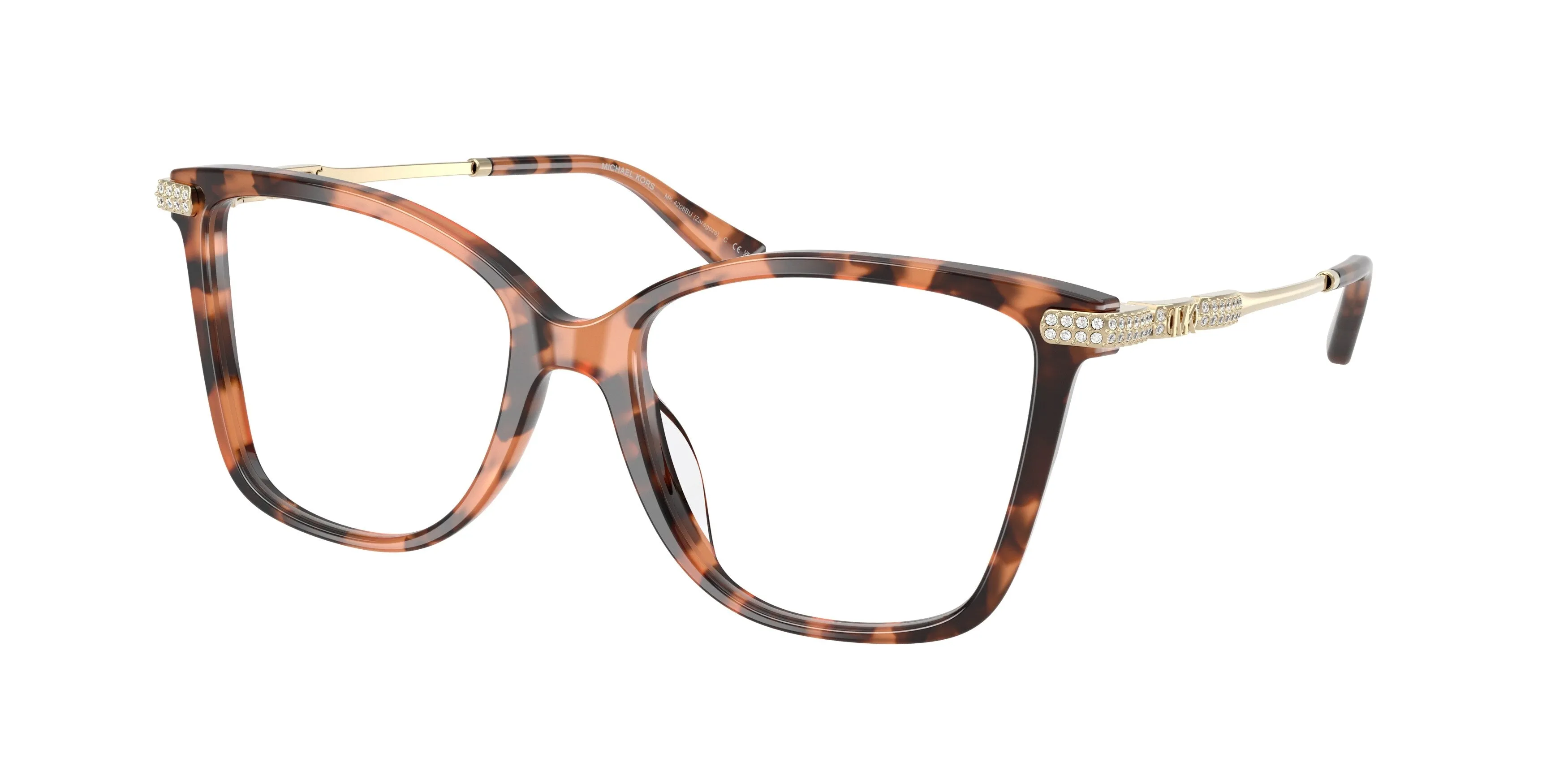 Michael Kors MK4208BU ZARAGOZA 3913 Montature da vista Acetato Tartaruga Trasparente Squadrata Normale - immagine 1