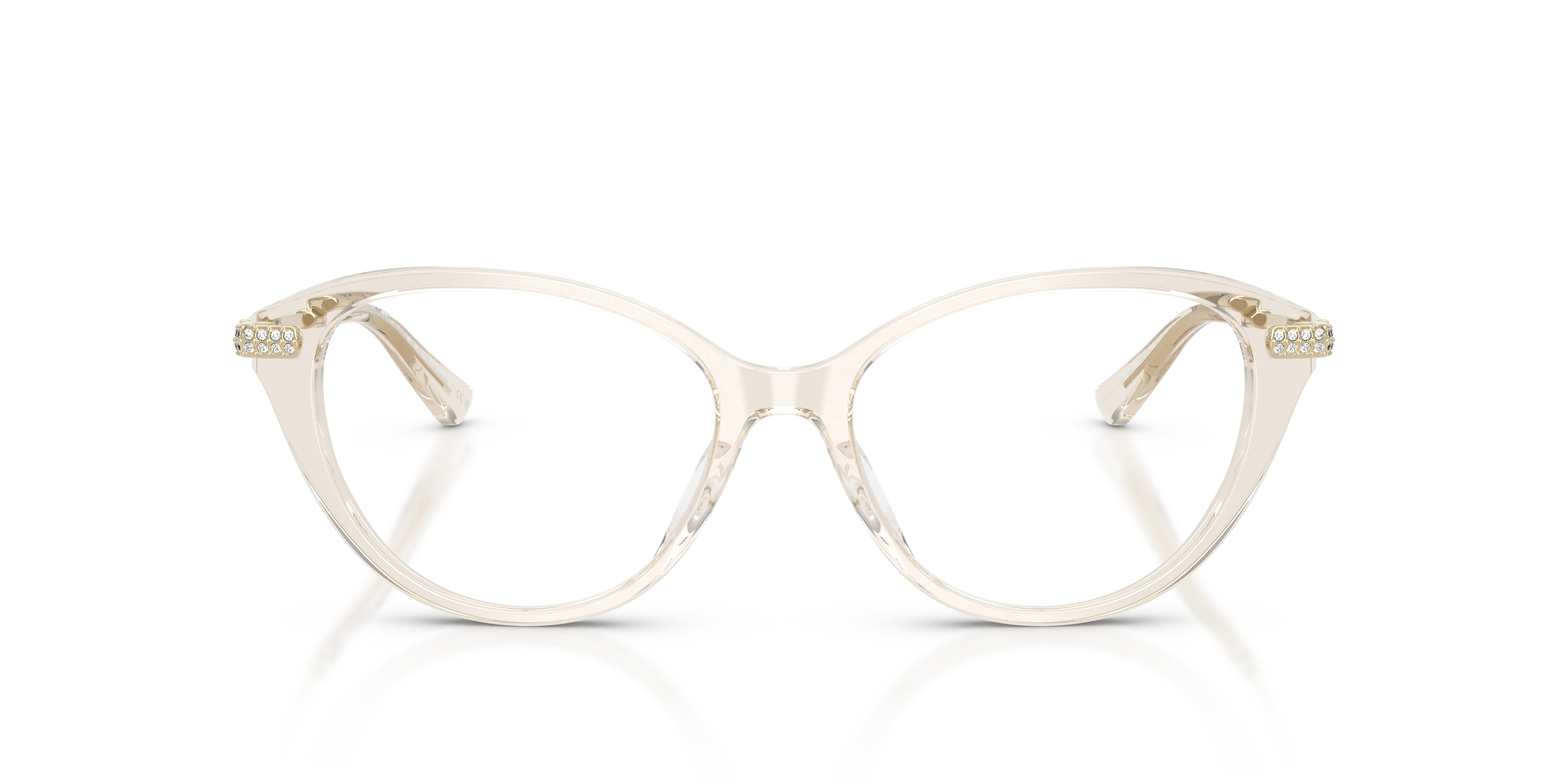 Michael Kors MK4207BU KIAWAH 4050 Montature da vista Acetato Beige Trasparente Cat Eye Normale - immagine 3
