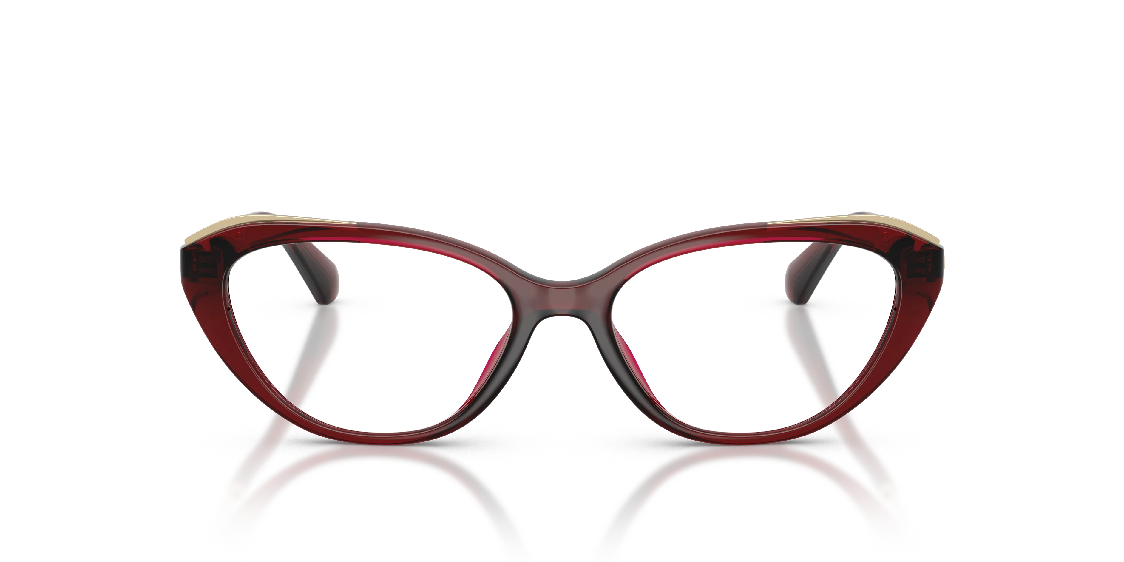 Michael Kors MK4206U LILLE 3949 Montature da vista Iniettato Rosso Trasparente Rotonda Normale - immagine 3