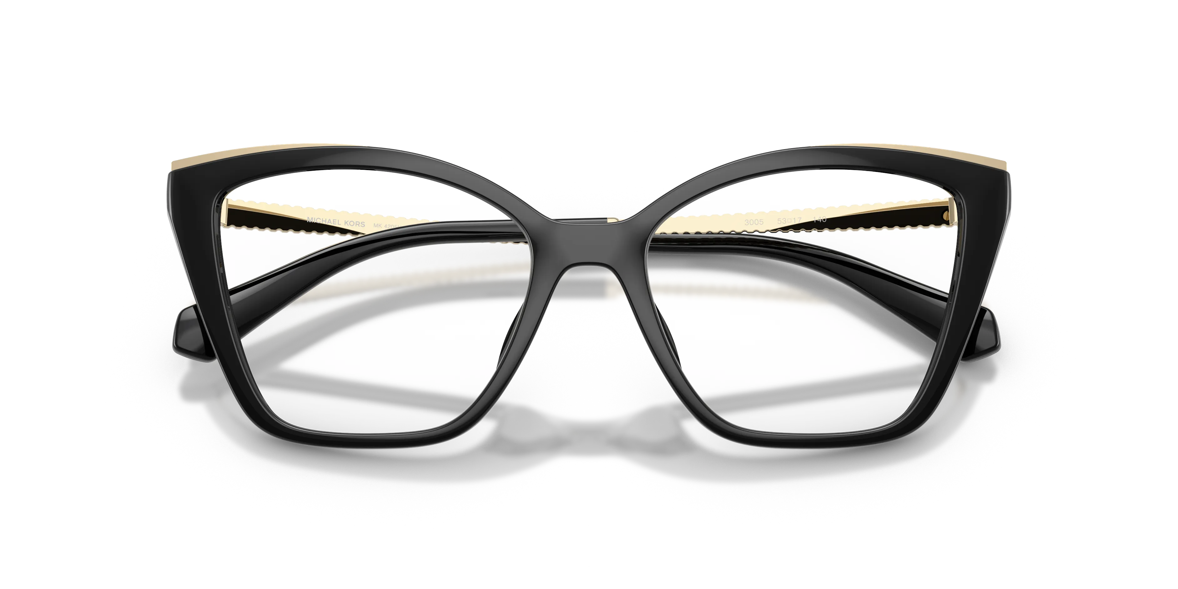 Michael Kors MK4205U GRINDELWALD 3005 Montature da vista Iniettato Nero Trasparente Squadrata Normale - immagine 2