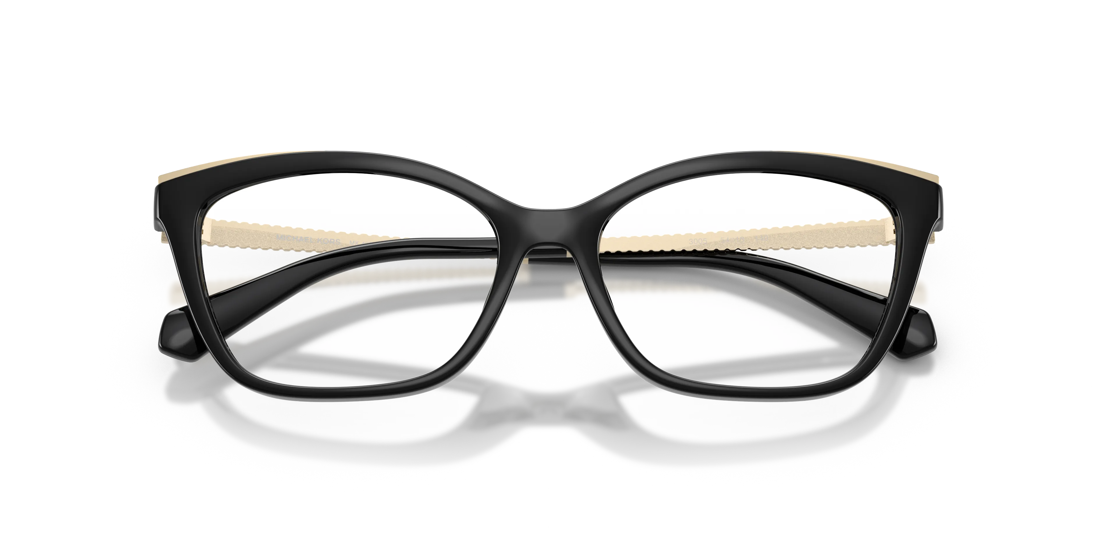 Michael Kors MK4204U MATTERHORN 3005 Montature da vista Iniettato Nero Trasparente Squadrata Normale - immagine 2