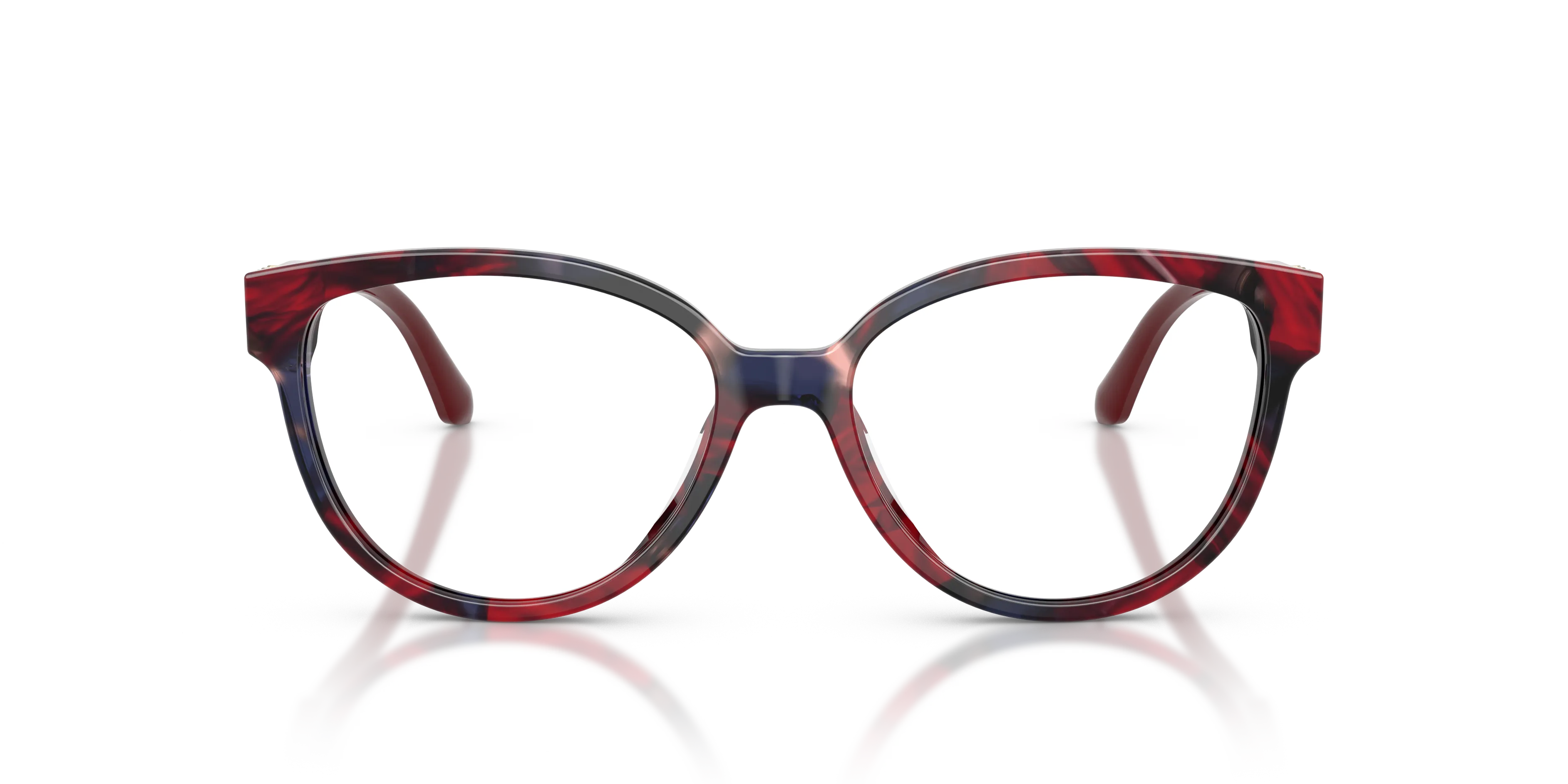Michael Kors MK4202U HALF MOON BAY 3344 Montature da vista Acetato Rosso Trasparente Rotonda Normale - immagine 3