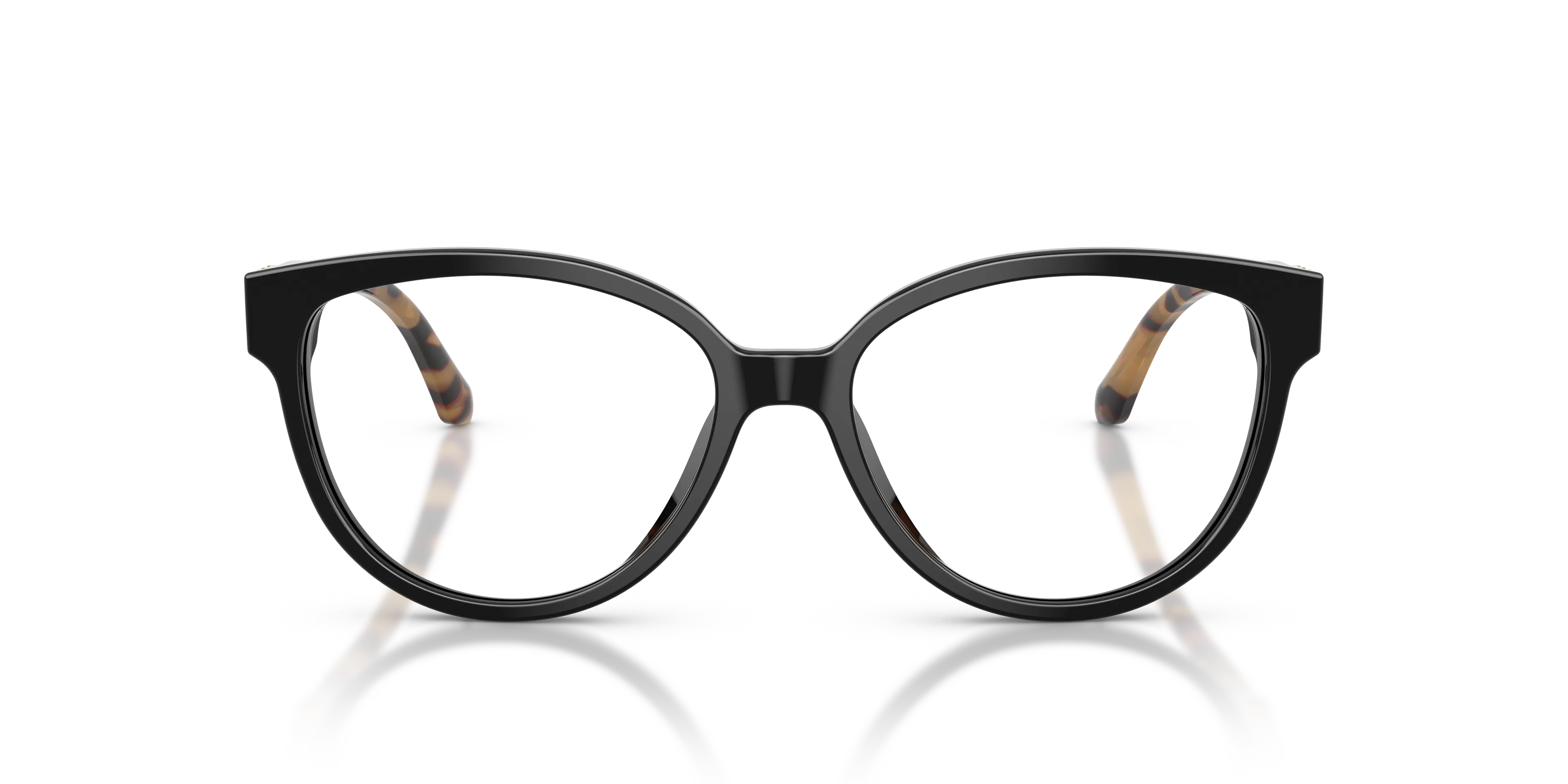 Michael Kors MK4202U HALF MOON BAY 3005 Montature da vista Acetato Nero Trasparente Rotonda Normale - immagine 3