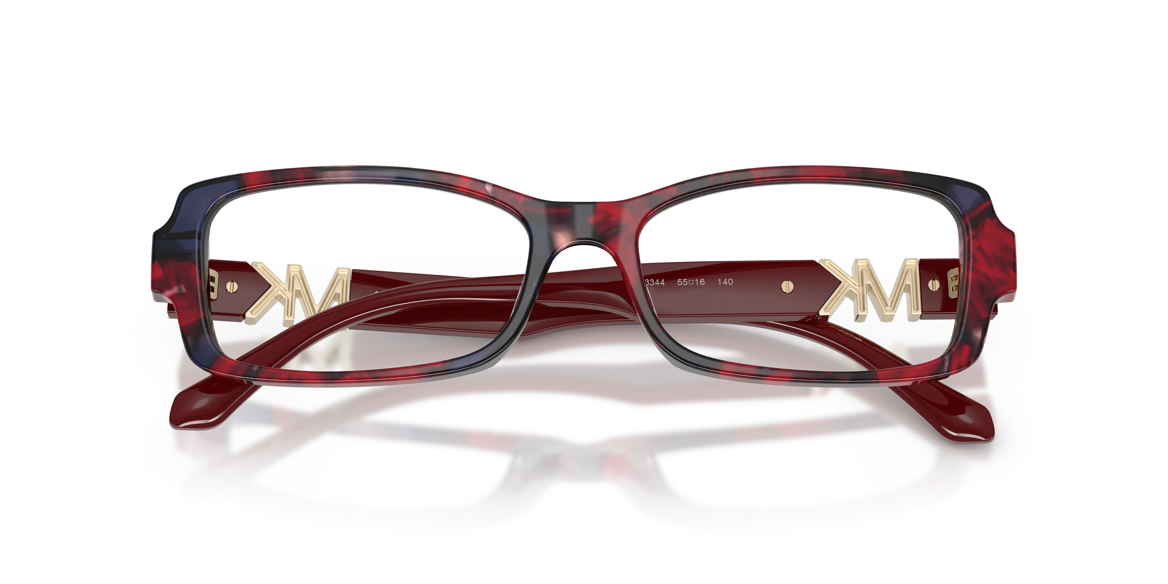 Michael Kors MK4201U BIG SUR 3344 Montature da vista Acetato Rosso Trasparente Squadrata Normale - immagine 2