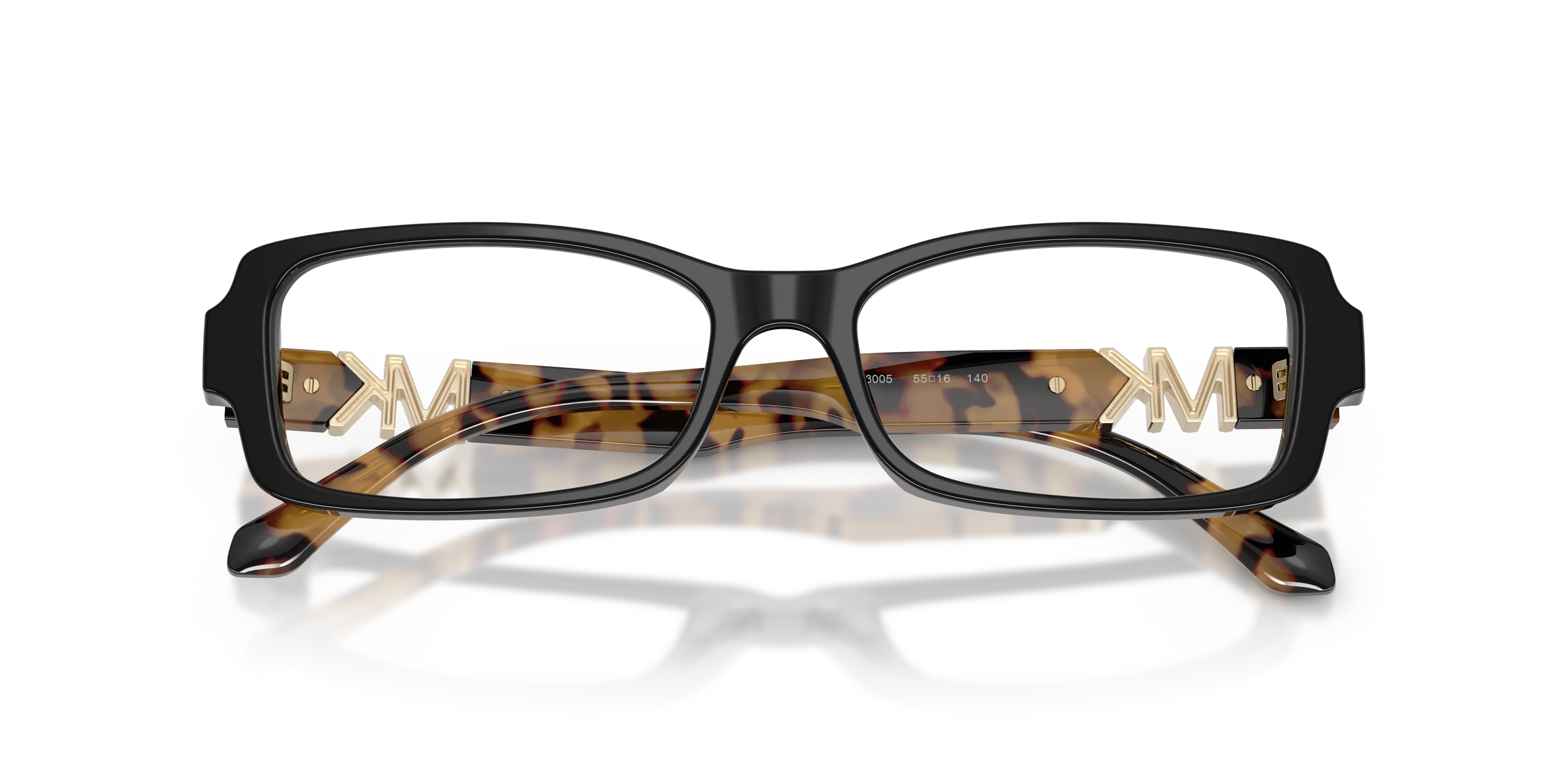 Michael Kors MK4201U BIG SUR 3005 Montature da vista Acetato Nero Trasparente Squadrata Normale - immagine 2