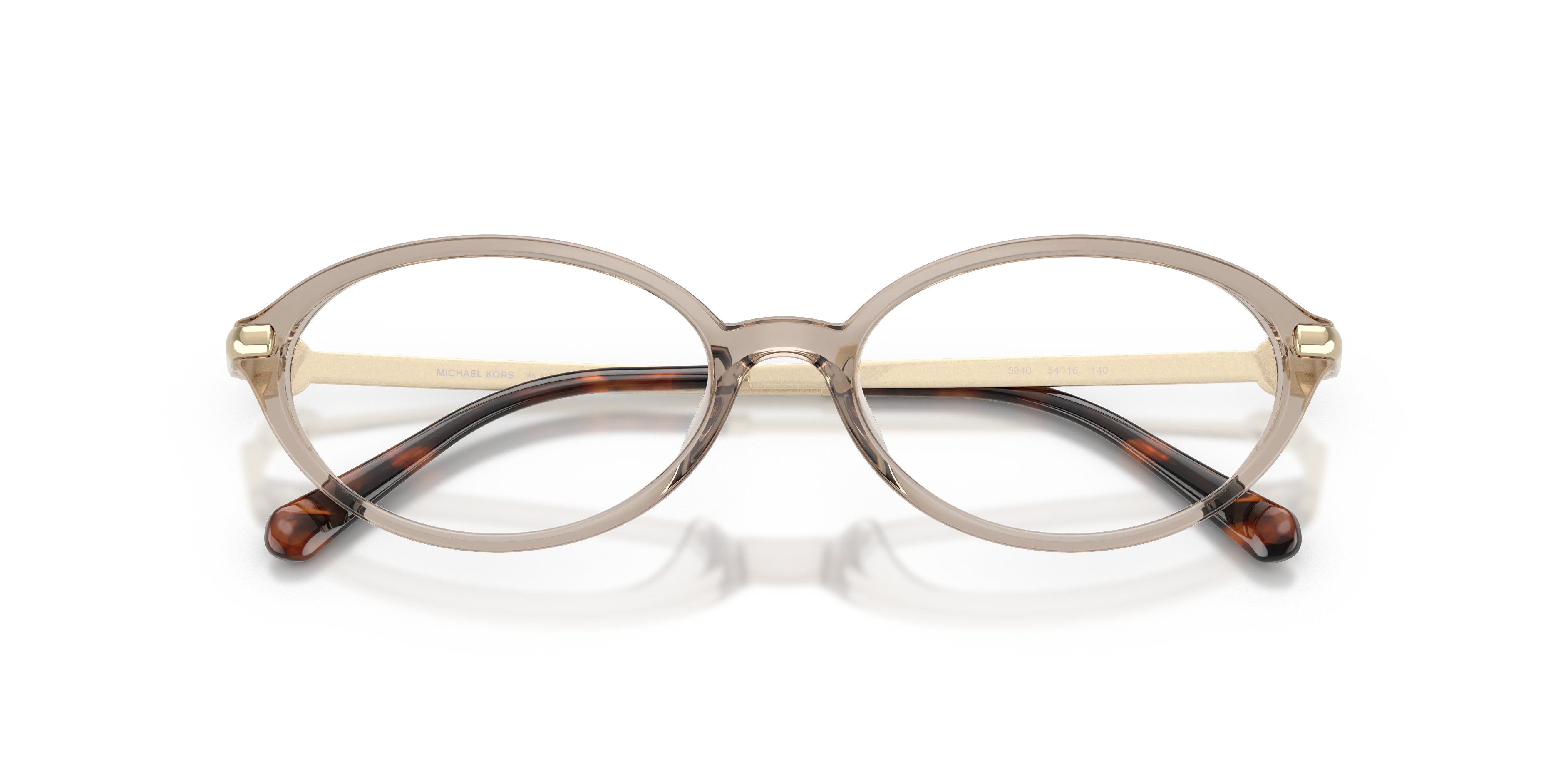 Michael Kors MK4199U KENSINGTON 3940 Montature da vista Iniettato Beige Trasparente Rotonda Normale - immagine 2