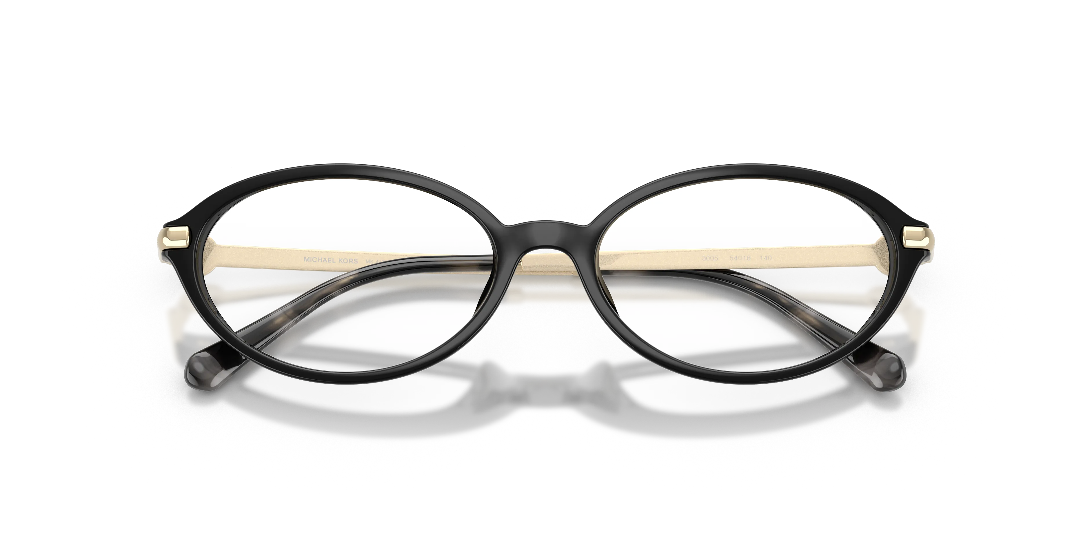 Michael Kors MK4199U KENSINGTON 3005 Montature da vista Iniettato Nero Trasparente Rotonda Normale - immagine 2