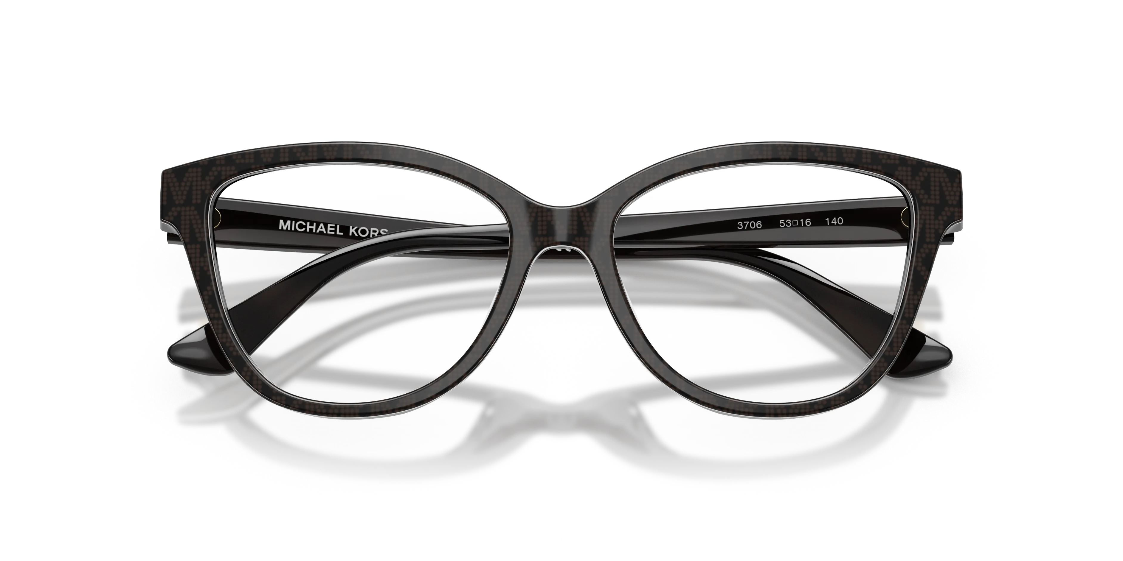 Michael Kors MK4195U PUERTO RICO 3706 Montature da vista Acetato Marrone Trasparente Cat Eye Normale - immagine 2
